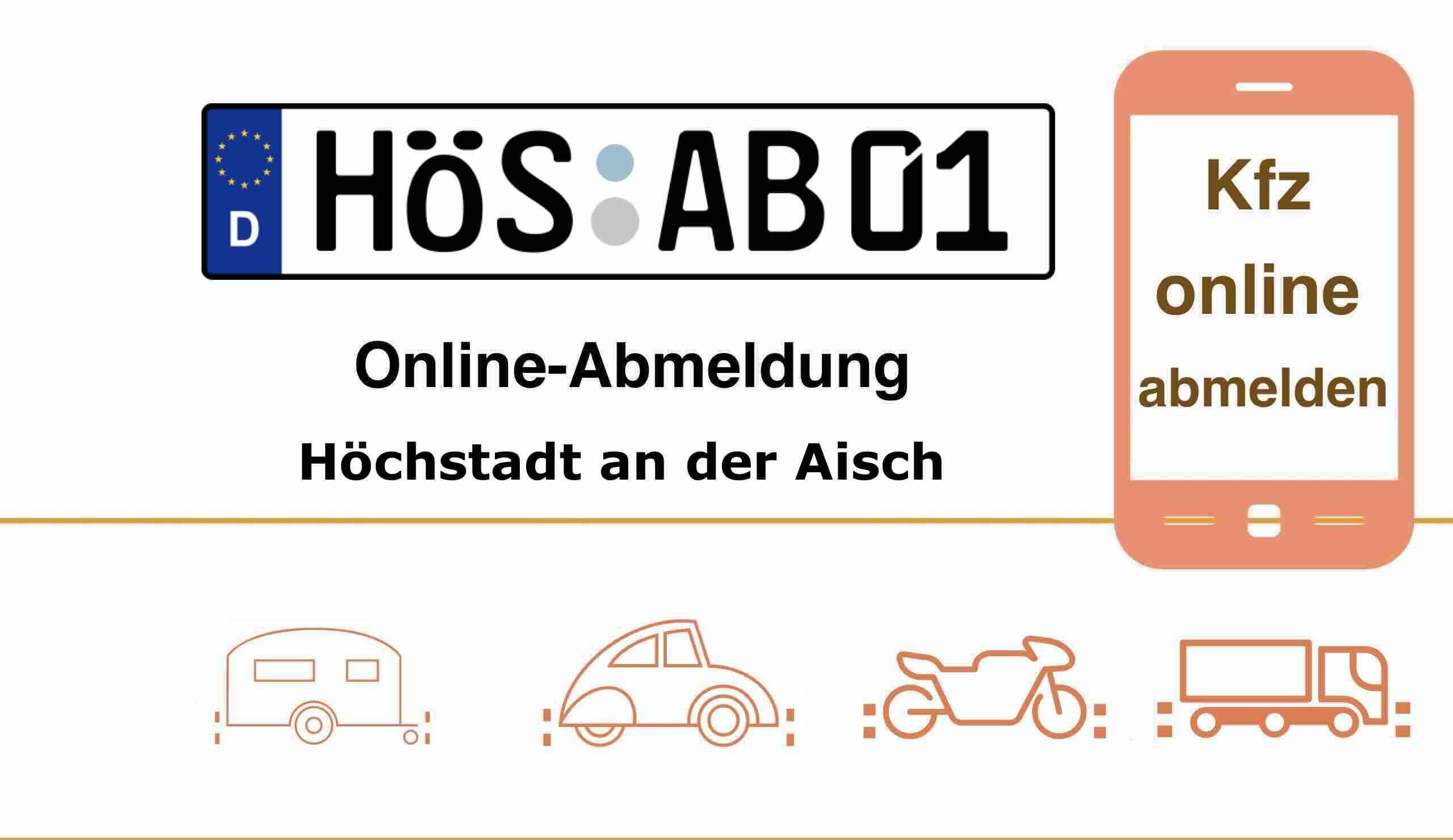 Auto online abmelden in Höchstadt an der Aisch