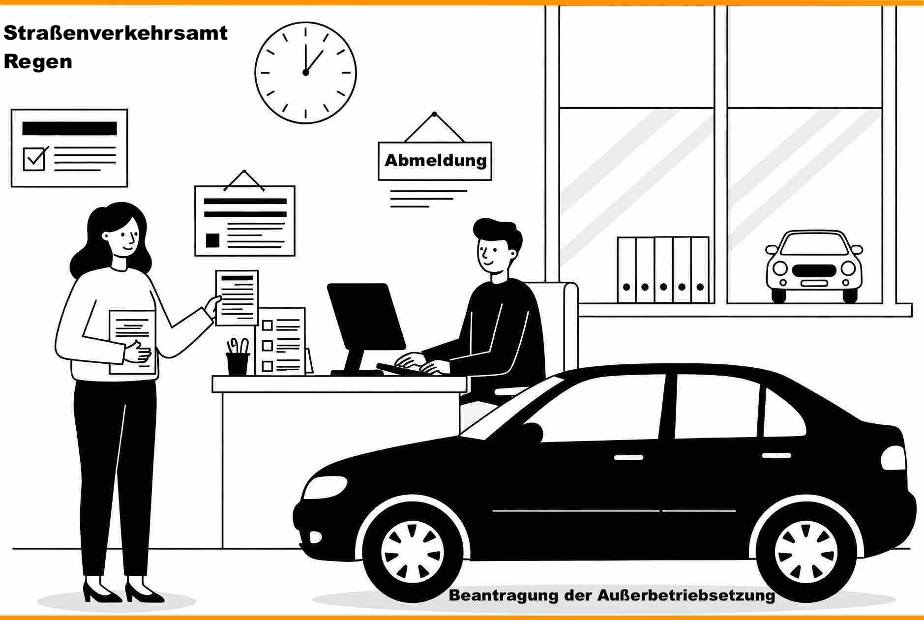 Beantragung der Außerbetriebsetzung - persönlich vor Ort in Regen