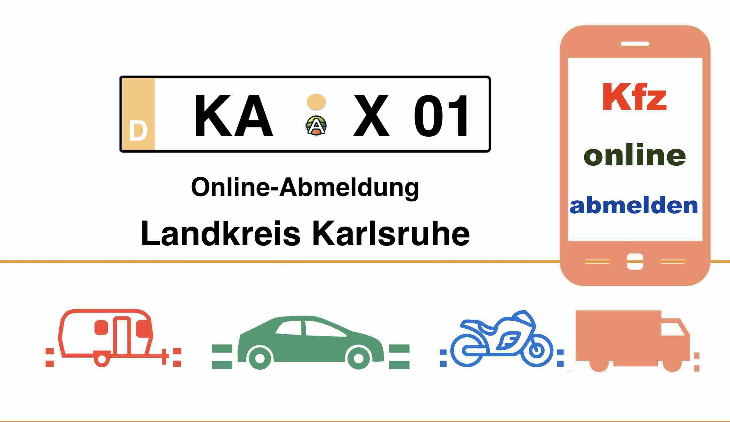 Kfz Online-Abmeldung im Landkreis Karlsruhe 