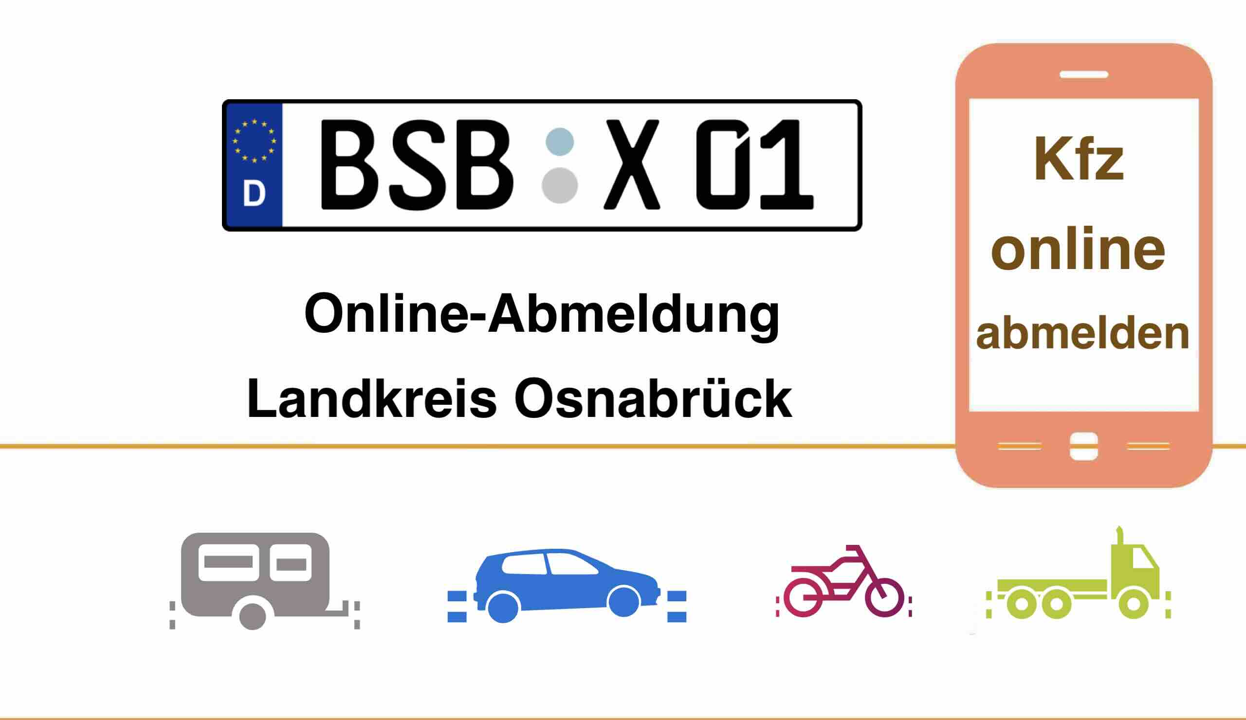 Kfz Online-Abmeldung im Landkreis Osnabrück 