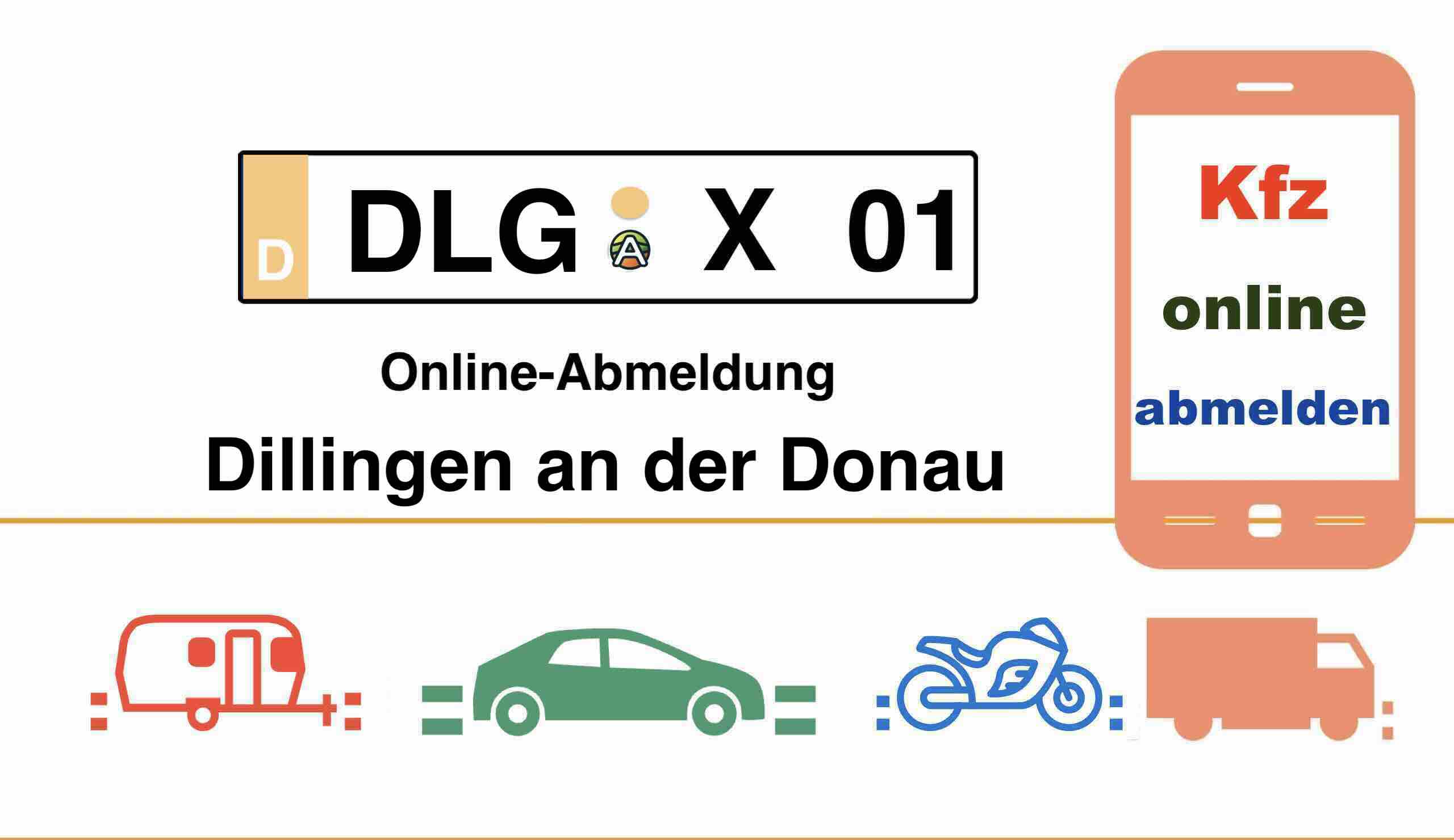 Internetbasierte Außerbetriebsetzung im Landkreis Dillingen an der Donau