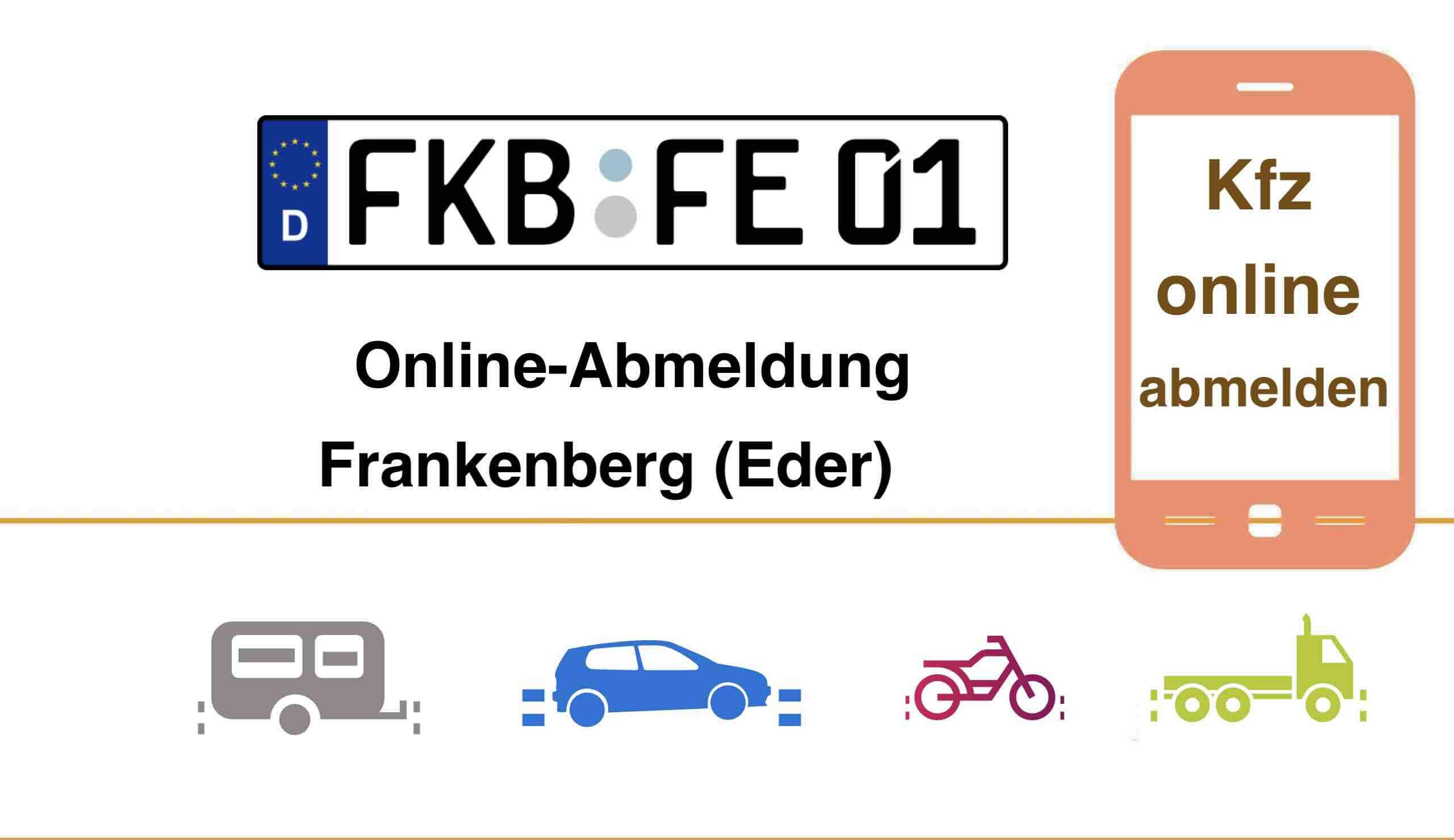 Internetbasierte Außerbetriebsetzung in Frankenberg (Eder) 