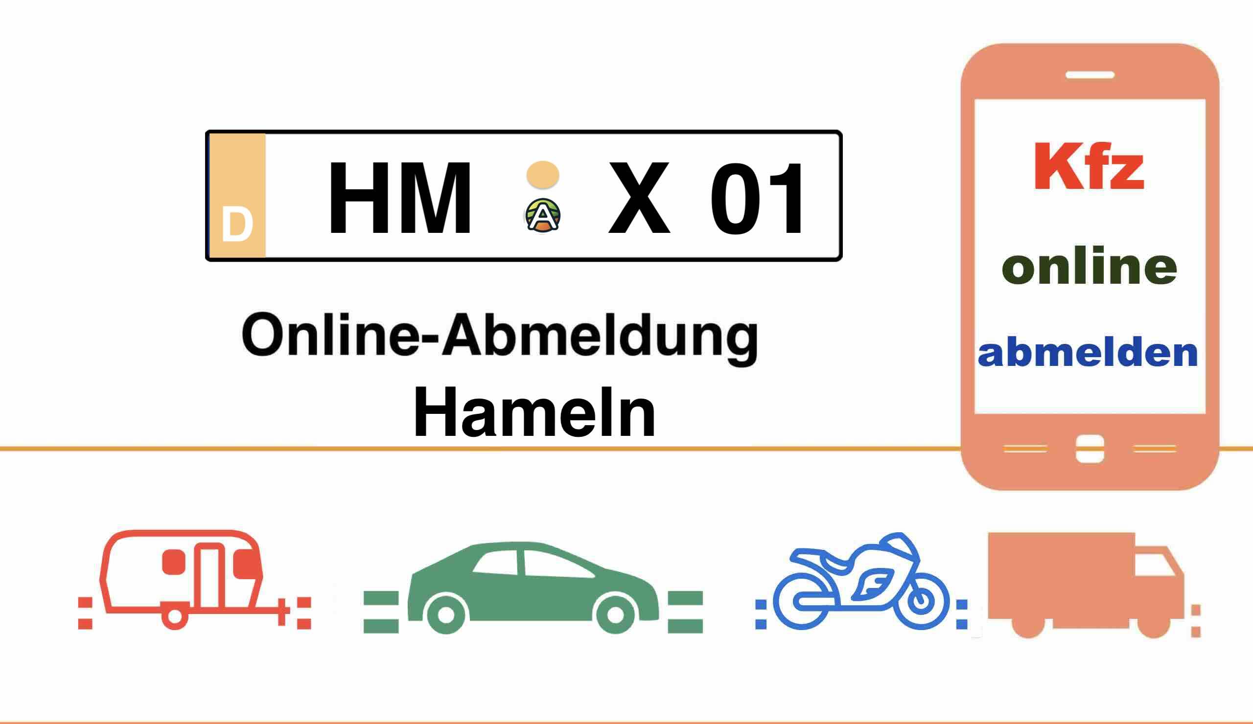 Internetbasierte Außerbetriebsetzung in Hameln 