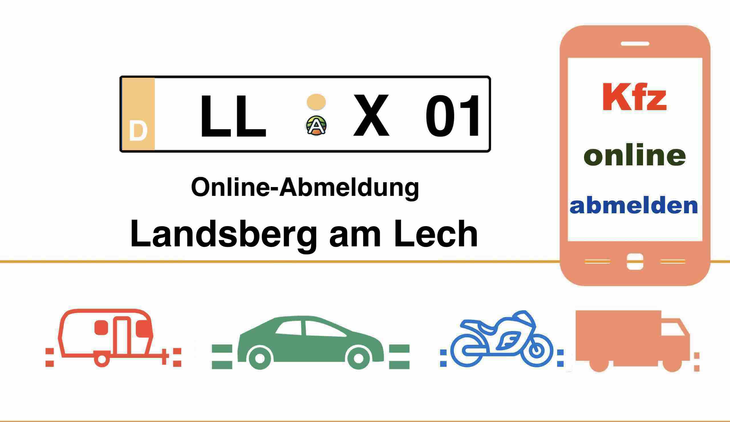 Internetbasierte Außerbetriebsetzung im Landkreis Landsberg am Lech