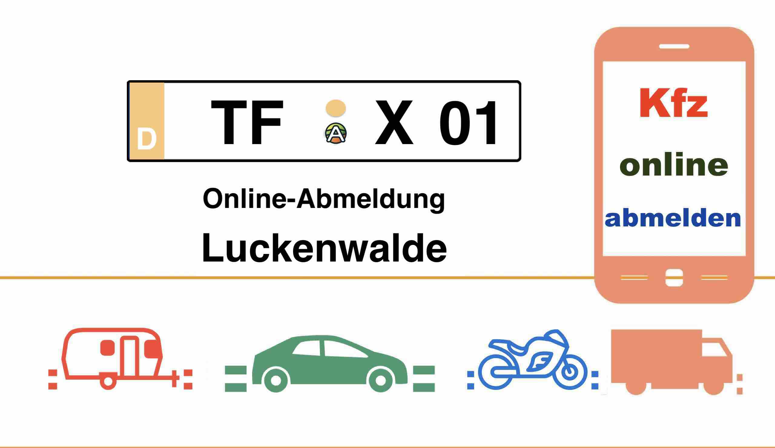 Internetbasierte Außerbetriebsetzung in Luckenwalde 