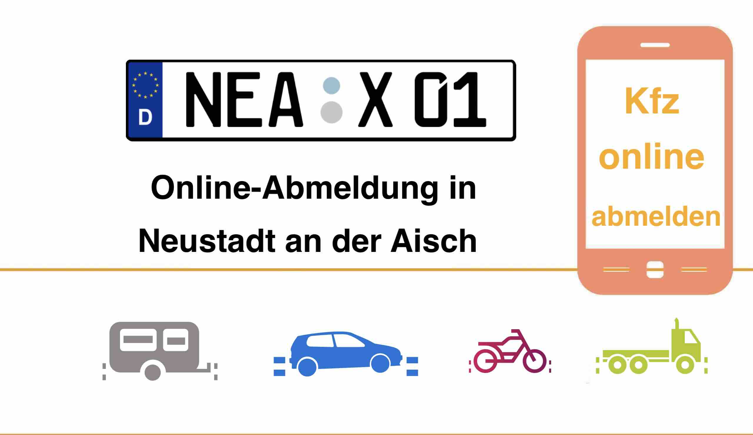 Internetbasierte Außerbetriebsetzung in Neustadt an der Aisch 