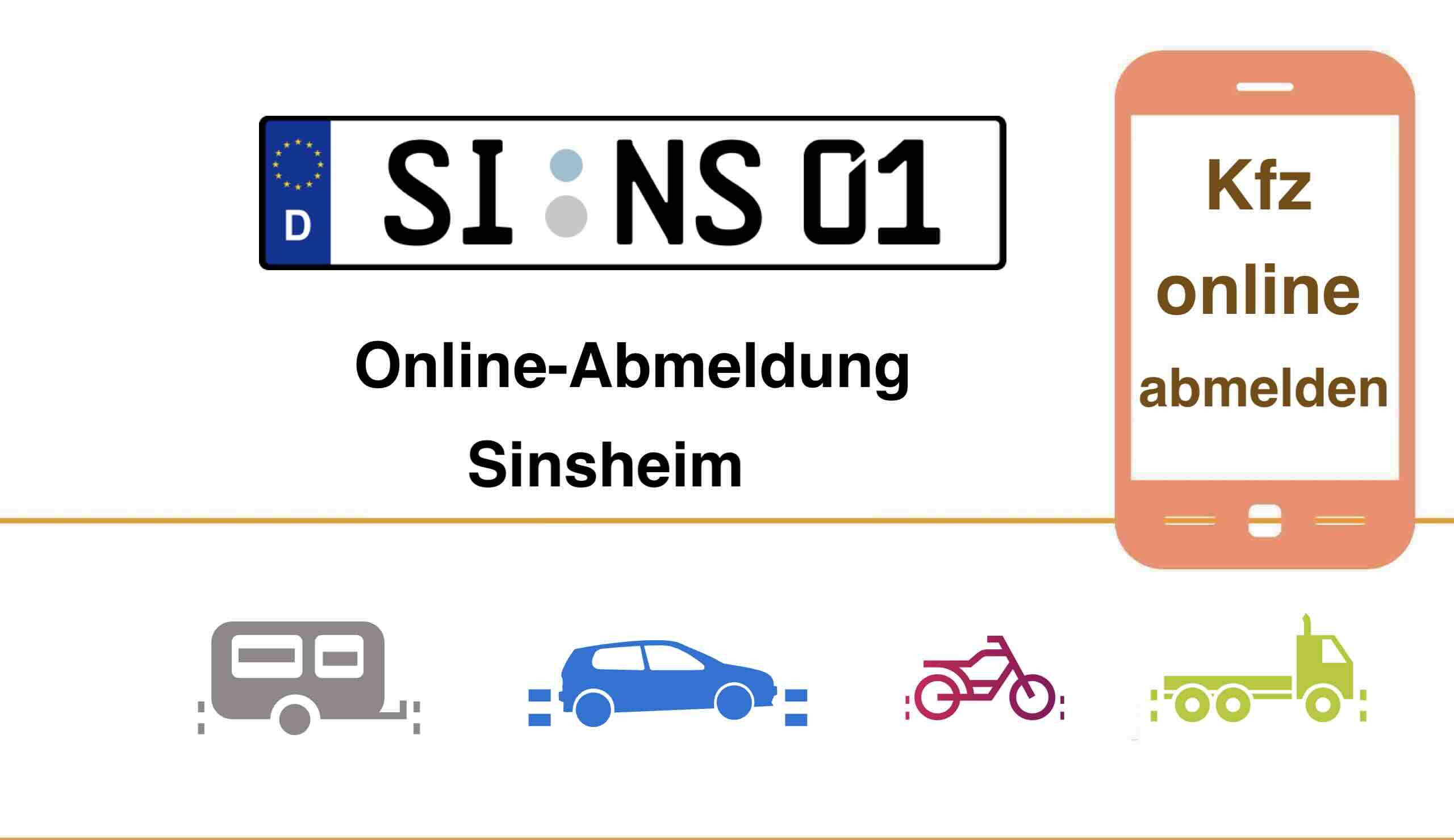 Kfz Online-Abmeldung in Sinsheim 