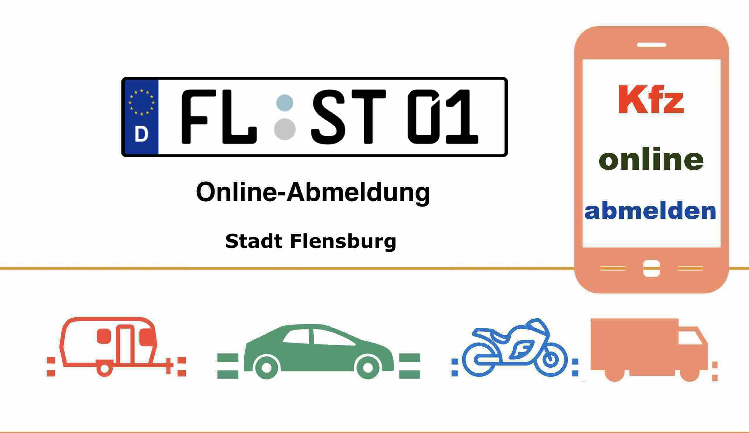 Internetbasierte Außerbetriebsetzung in Stadt Flensburg 