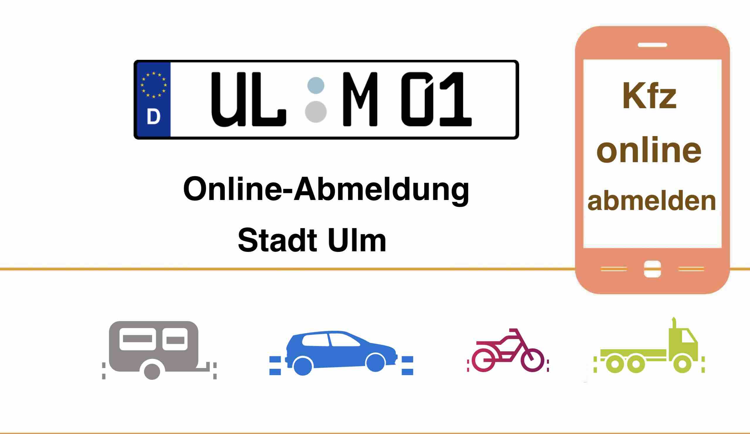 Internetbasierte Außerbetriebsetzung in Stadt Ulm 
