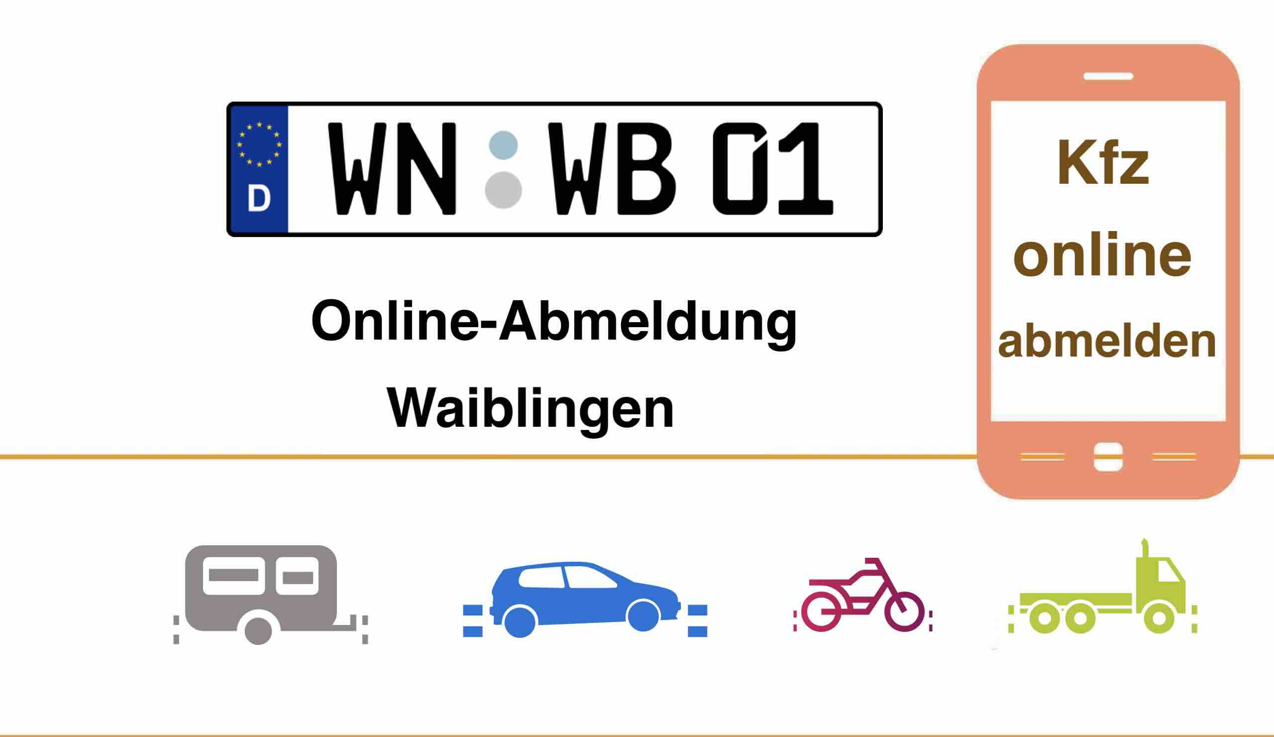 Kfz Online-Abmeldung in Waiblingen 
