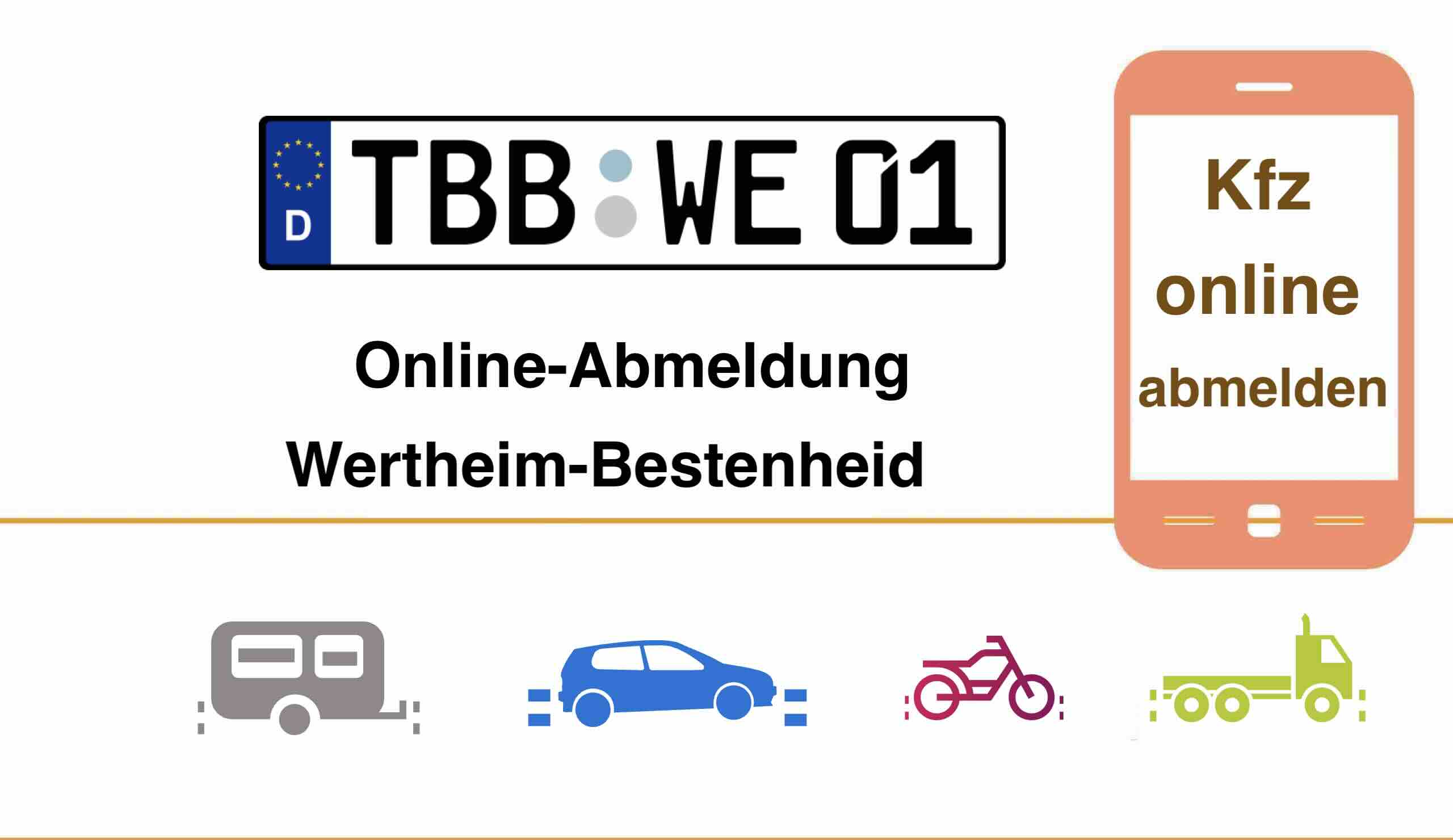 Internetbasierte Außerbetriebsetzung in Wertheim-Bestenheid 