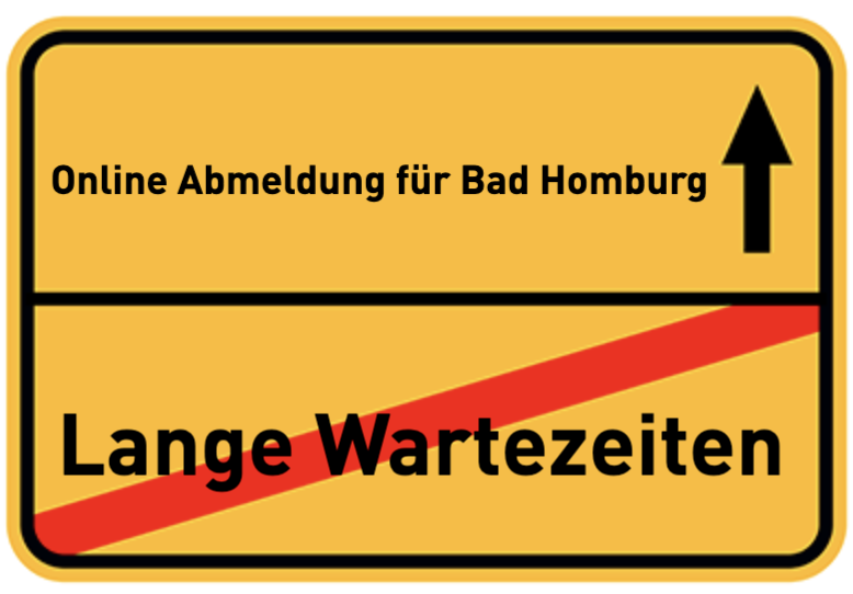 Online Abmeldung für Bad Homburg