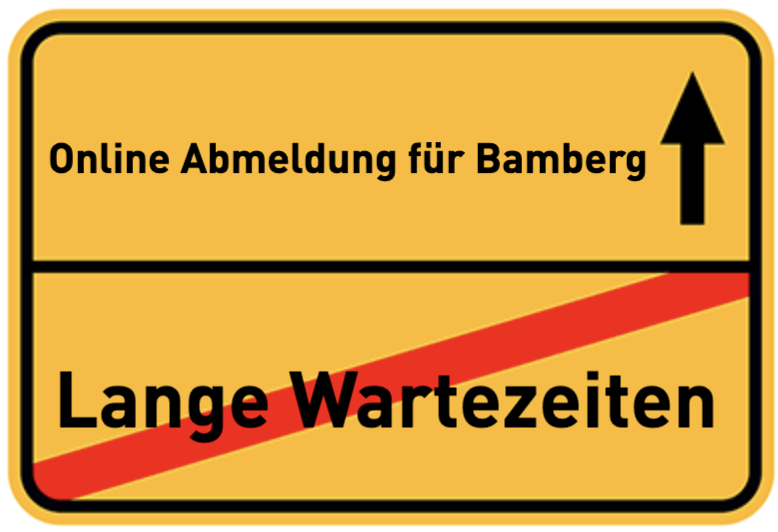Online Abmeldung für Bamberg
