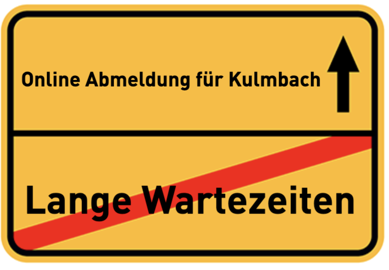 Online Abmeldung für Kulmbach