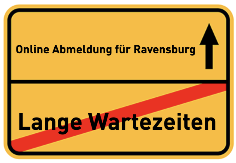 Online Abmeldung für Ravensburg