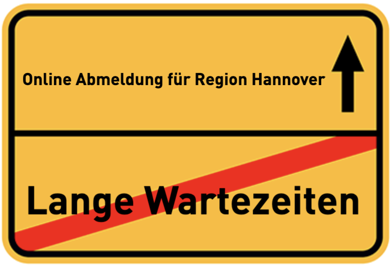 Online Abmeldung für Region Hannover