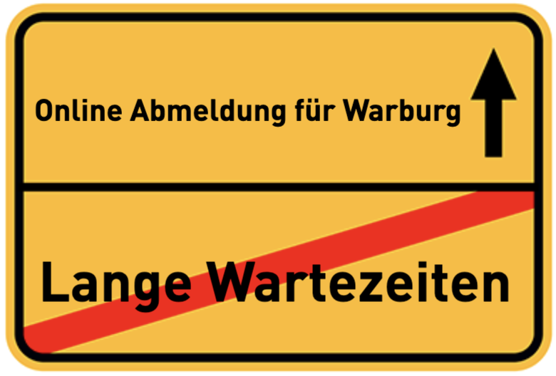 Online Abmeldung für Warburg