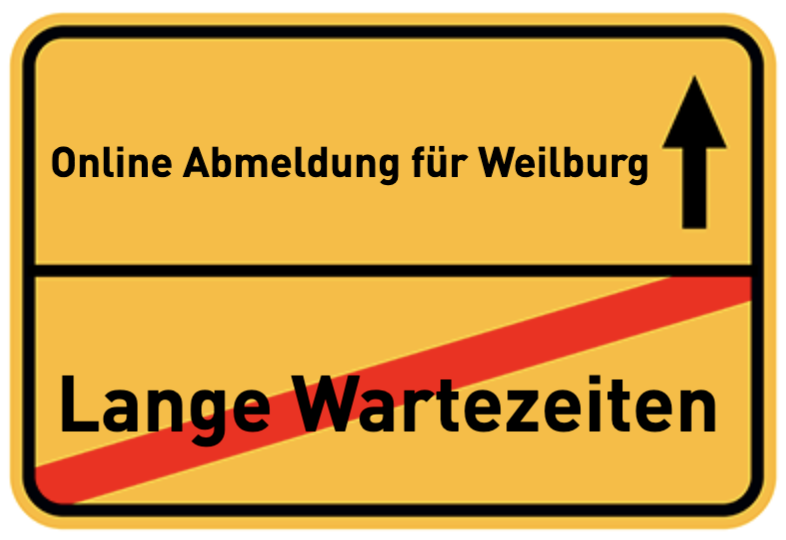 Ortsschild für Weilburg