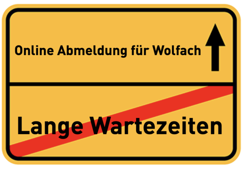 Online Abmeldung für Wolfach