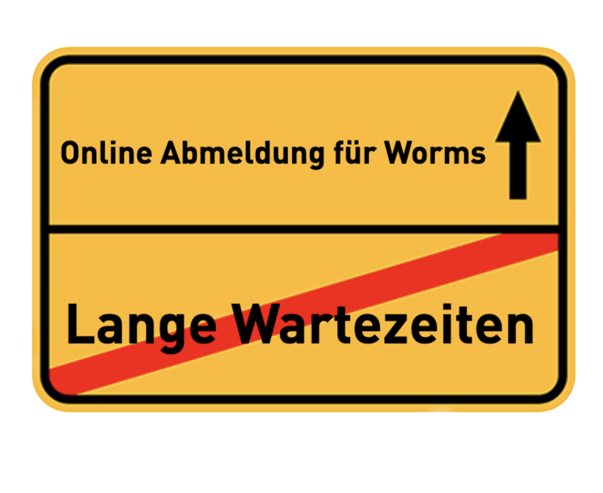 Ortsschild für Worms