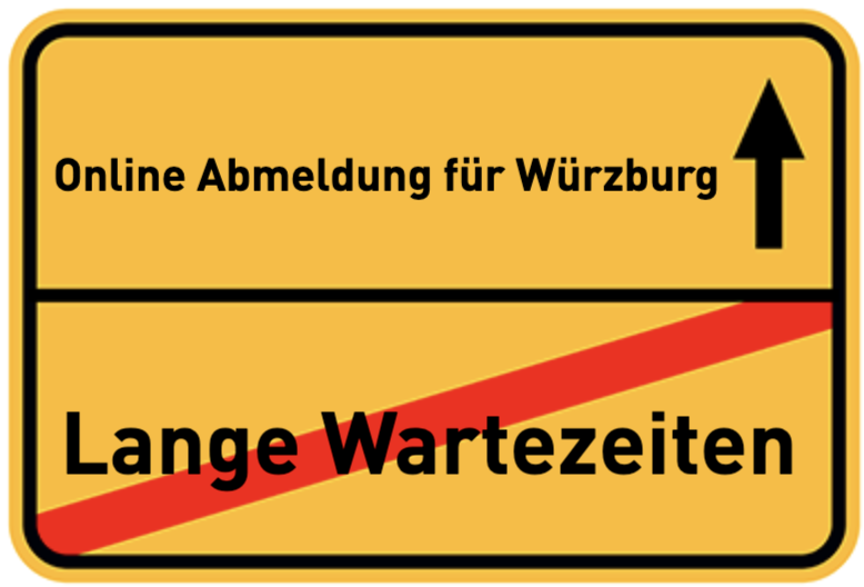 Online Abmeldung für Würzburg