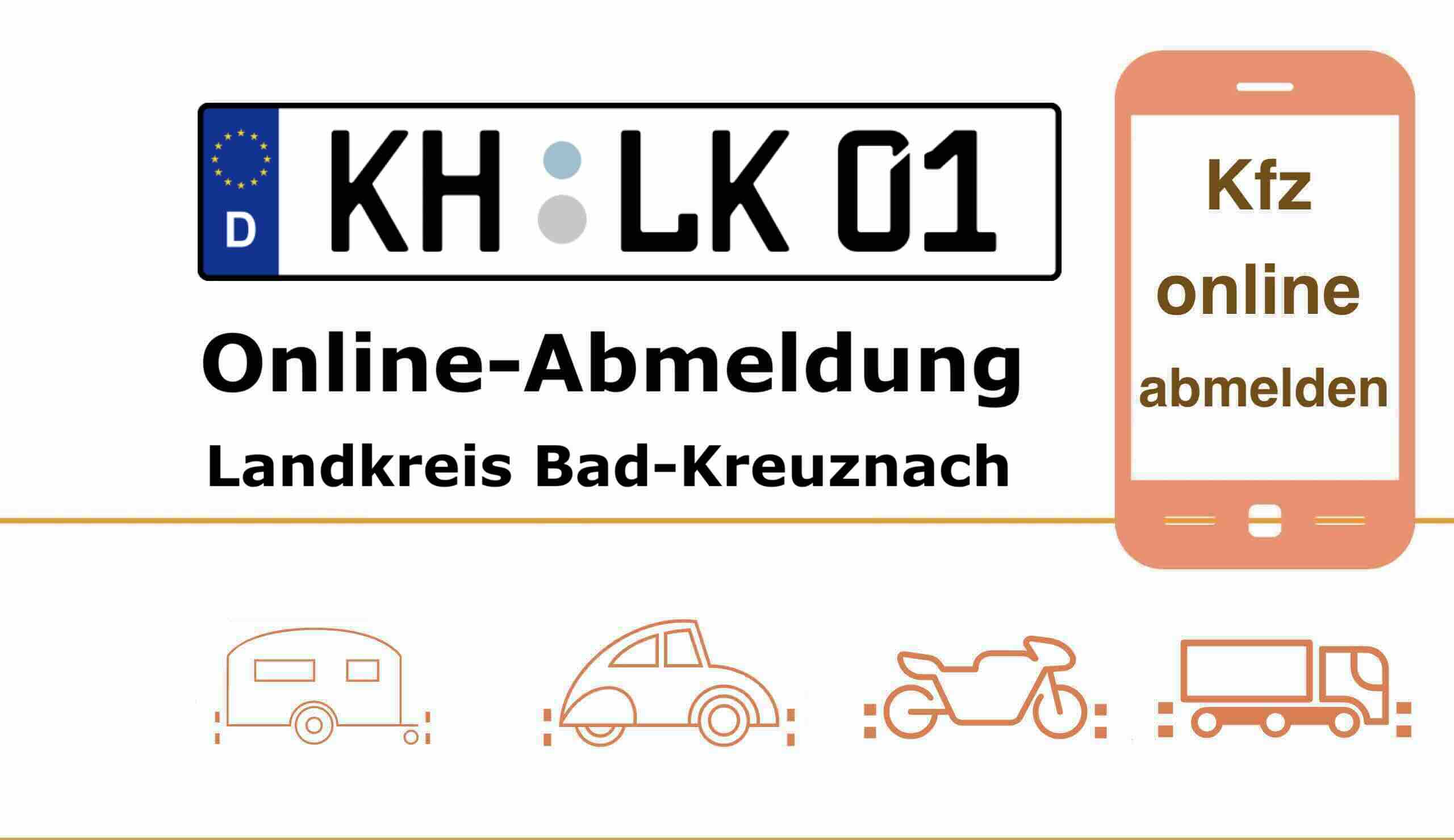 Online-Fahrzeugabmeldung im Landkreis Bad-Kreuznach