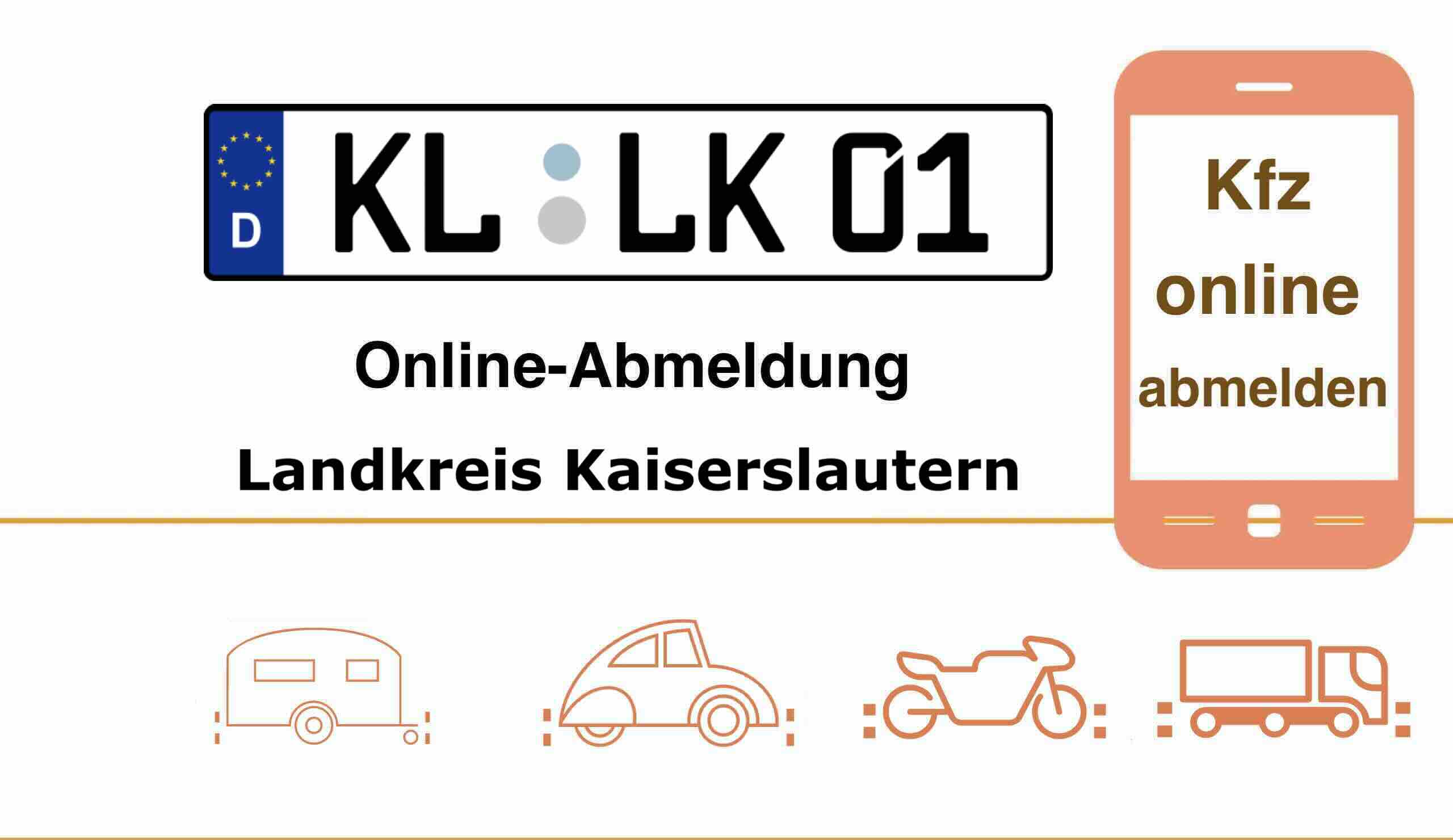 Online-Fahrzeugabmeldung im Landkreis Kaiserslautern