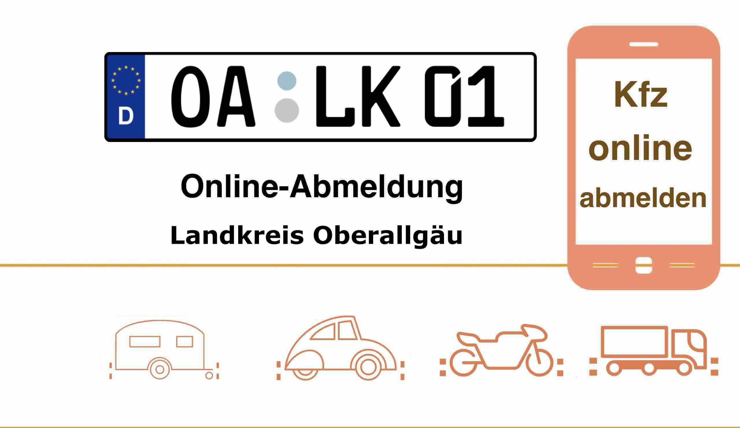 Online-Fahrzeugabmeldung im Landkreis Oberallgäu
