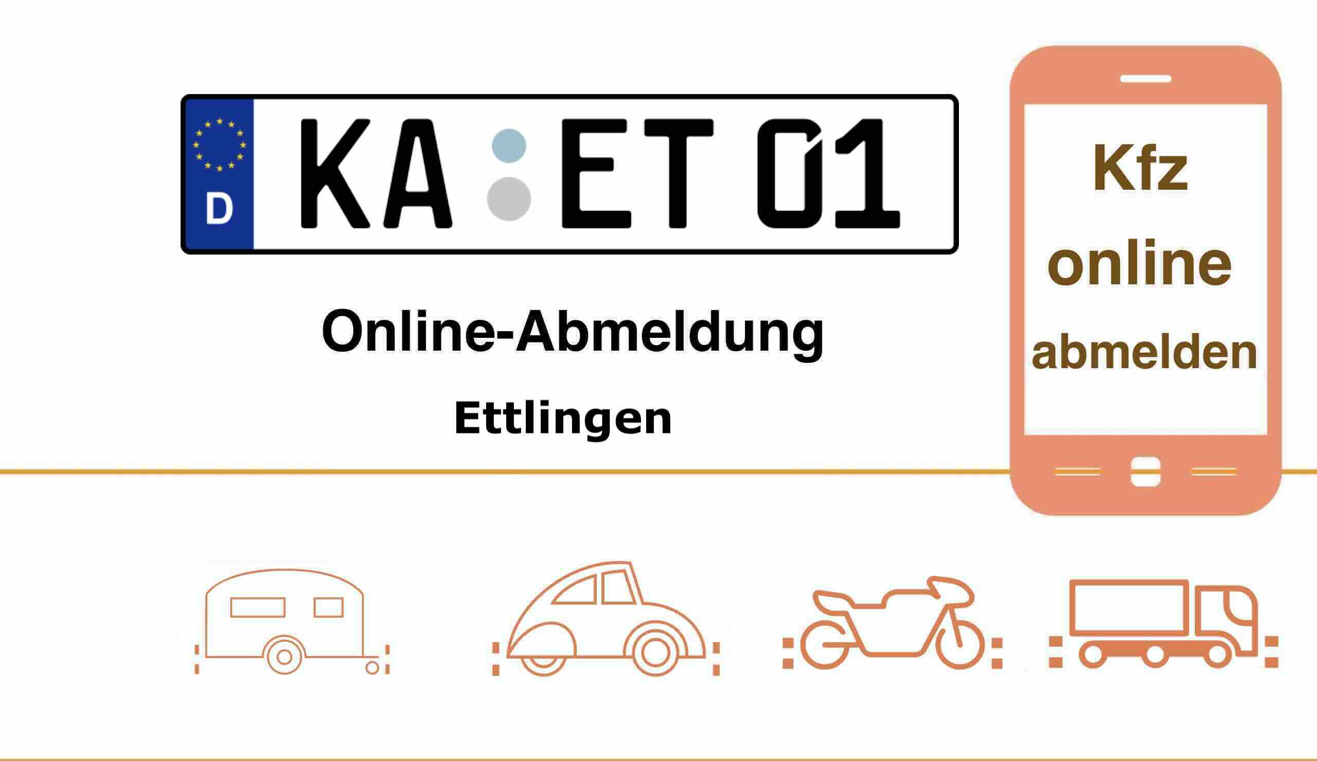 Online-Fahrzeugabmeldung in Ettlingen
