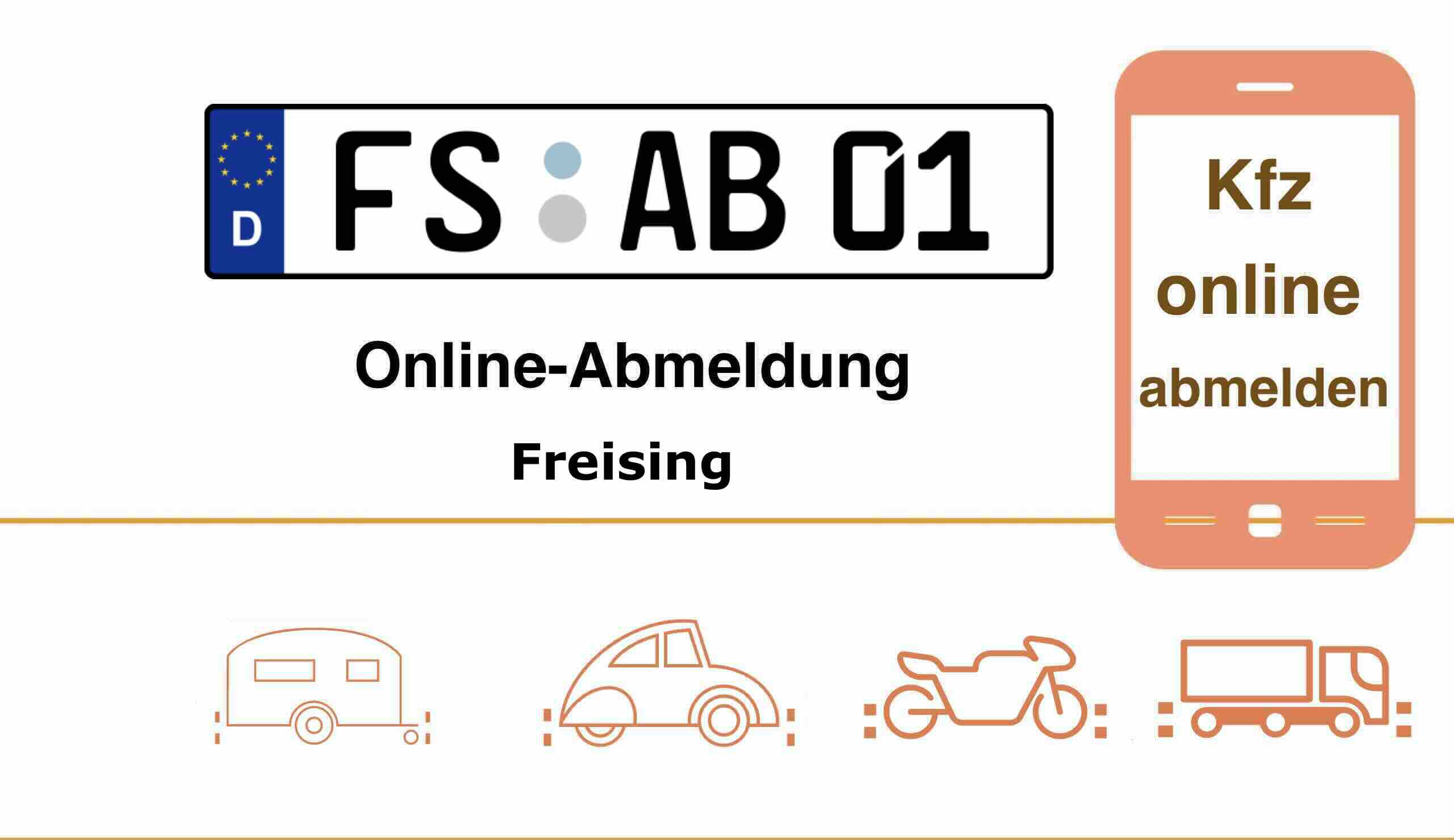 Internetbasierte Außerbetriebsetzung im Landkreis Freising