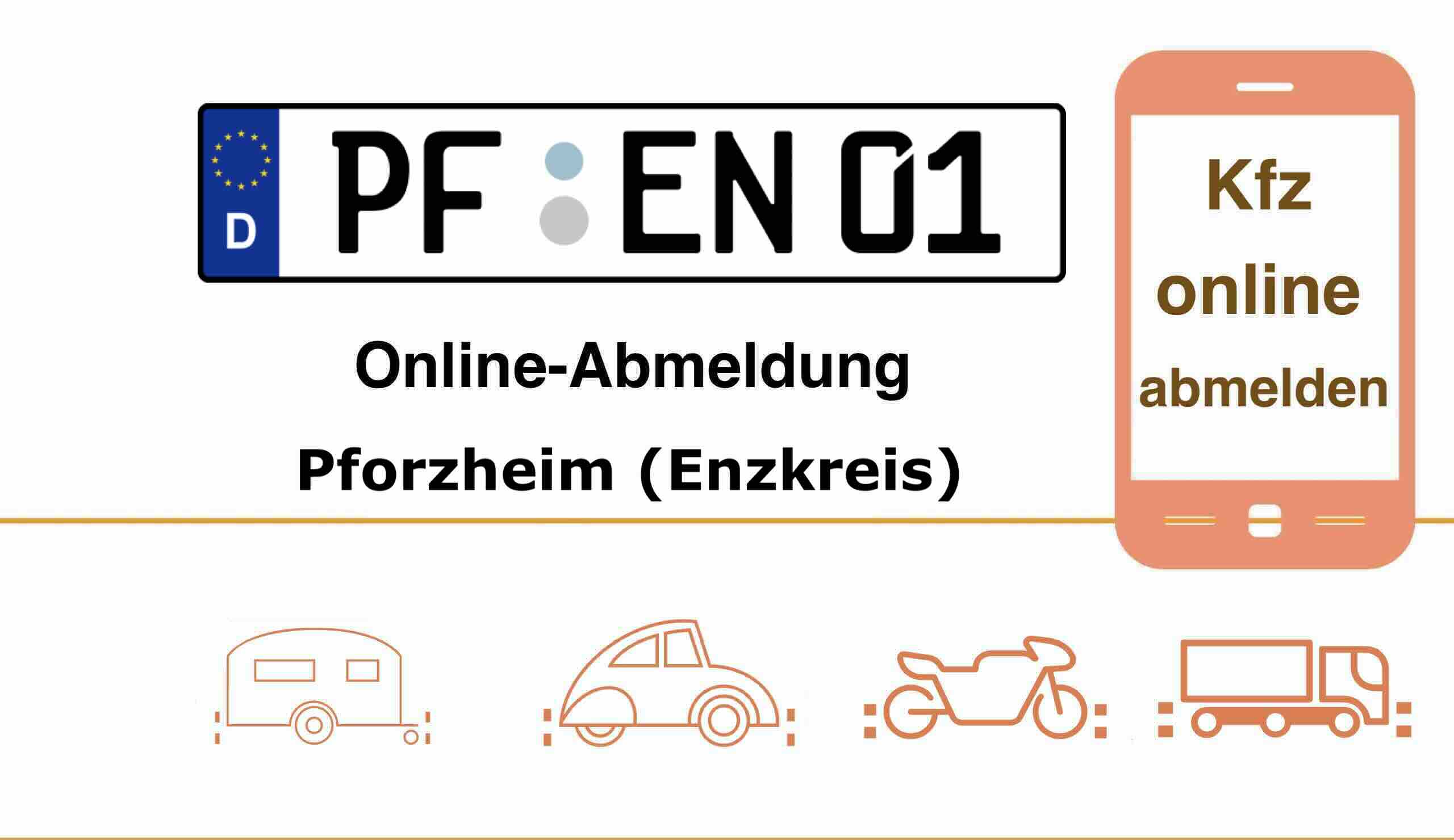 Internetbasierte Außerbetriebsetzung in Pforzheim (Enzkreis)
