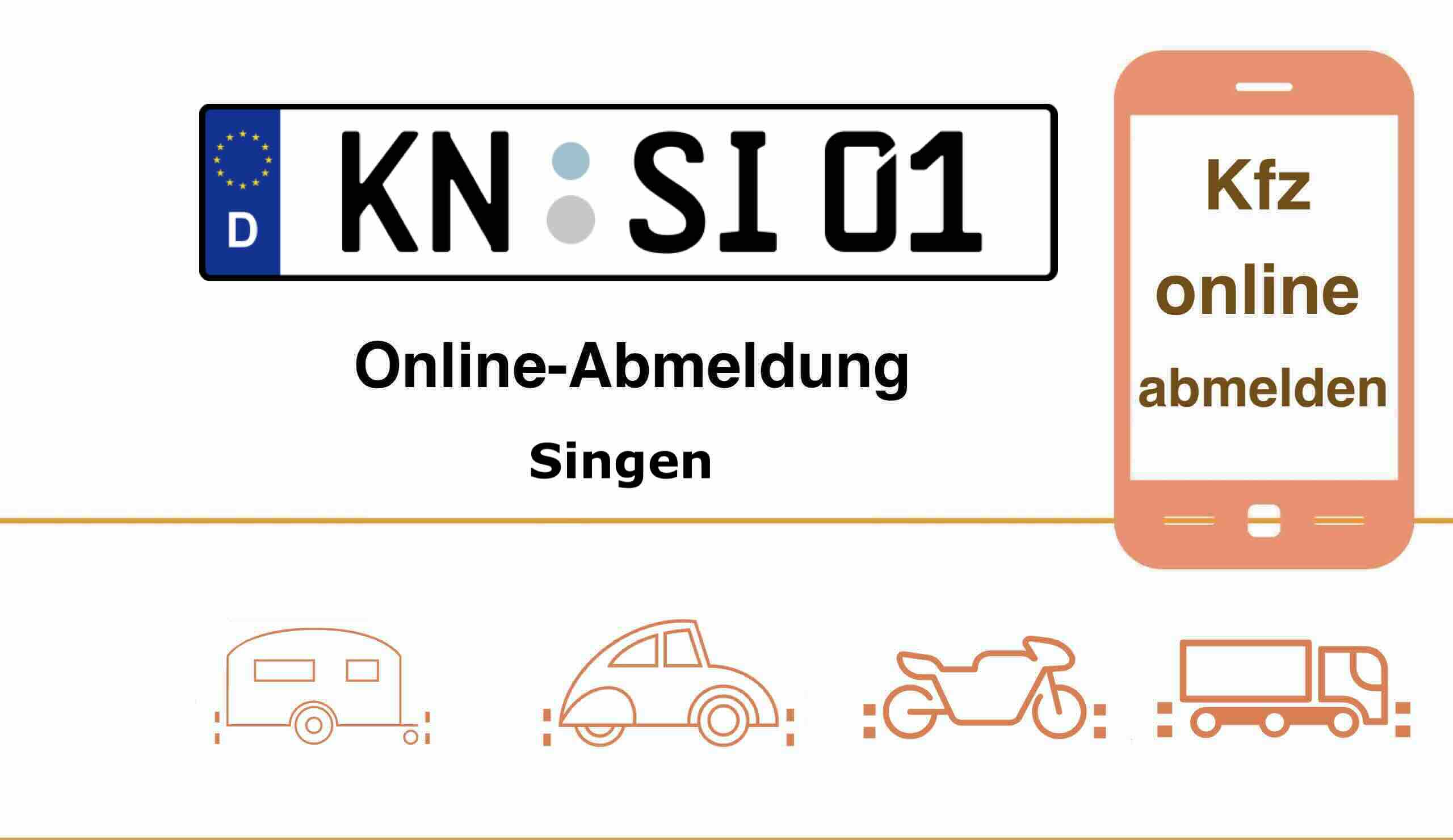 Online-Fahrzeugabmeldung in Singen