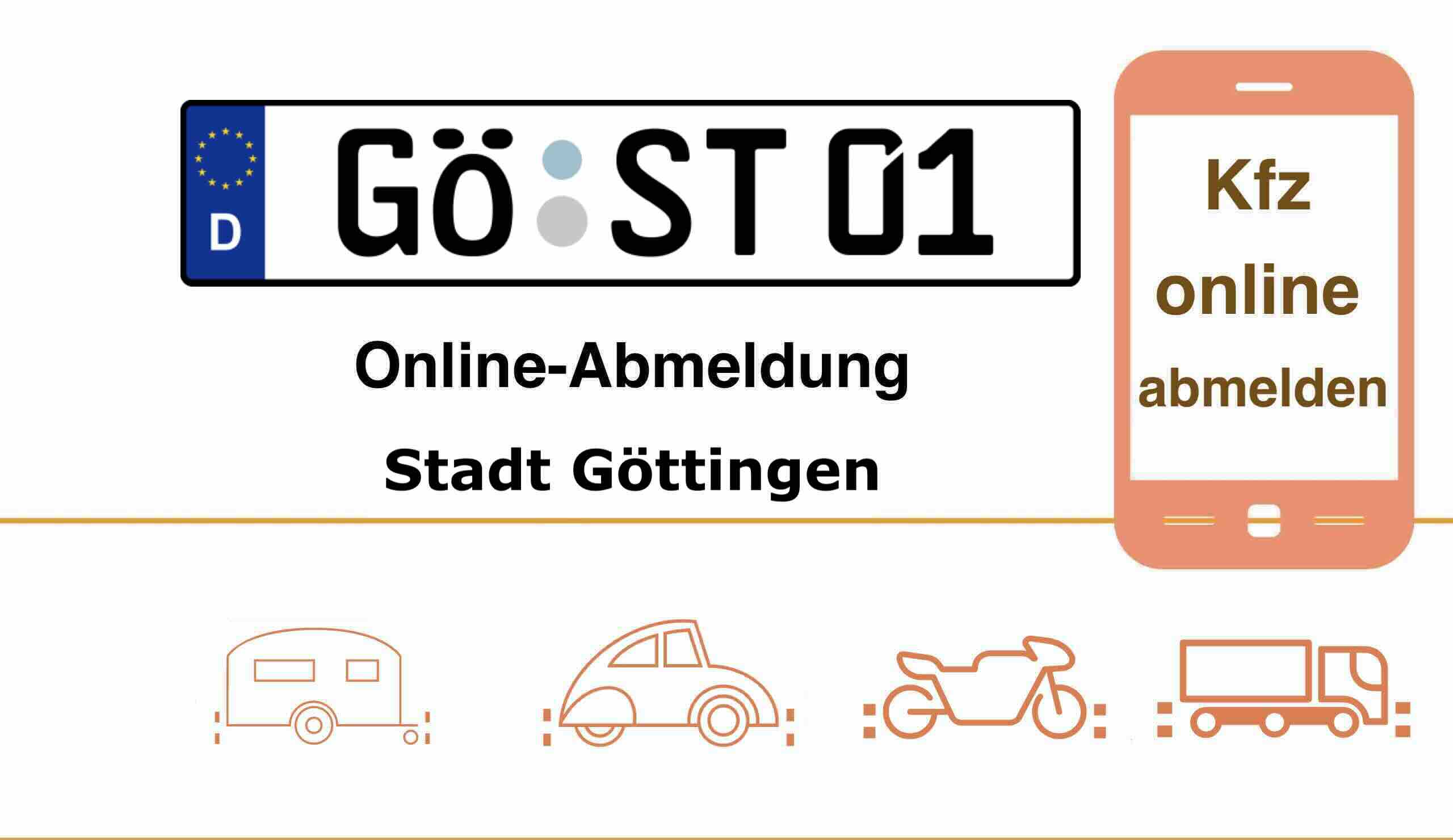 Internetbasierte Außerbetriebsetzung in Stadt Göttingen