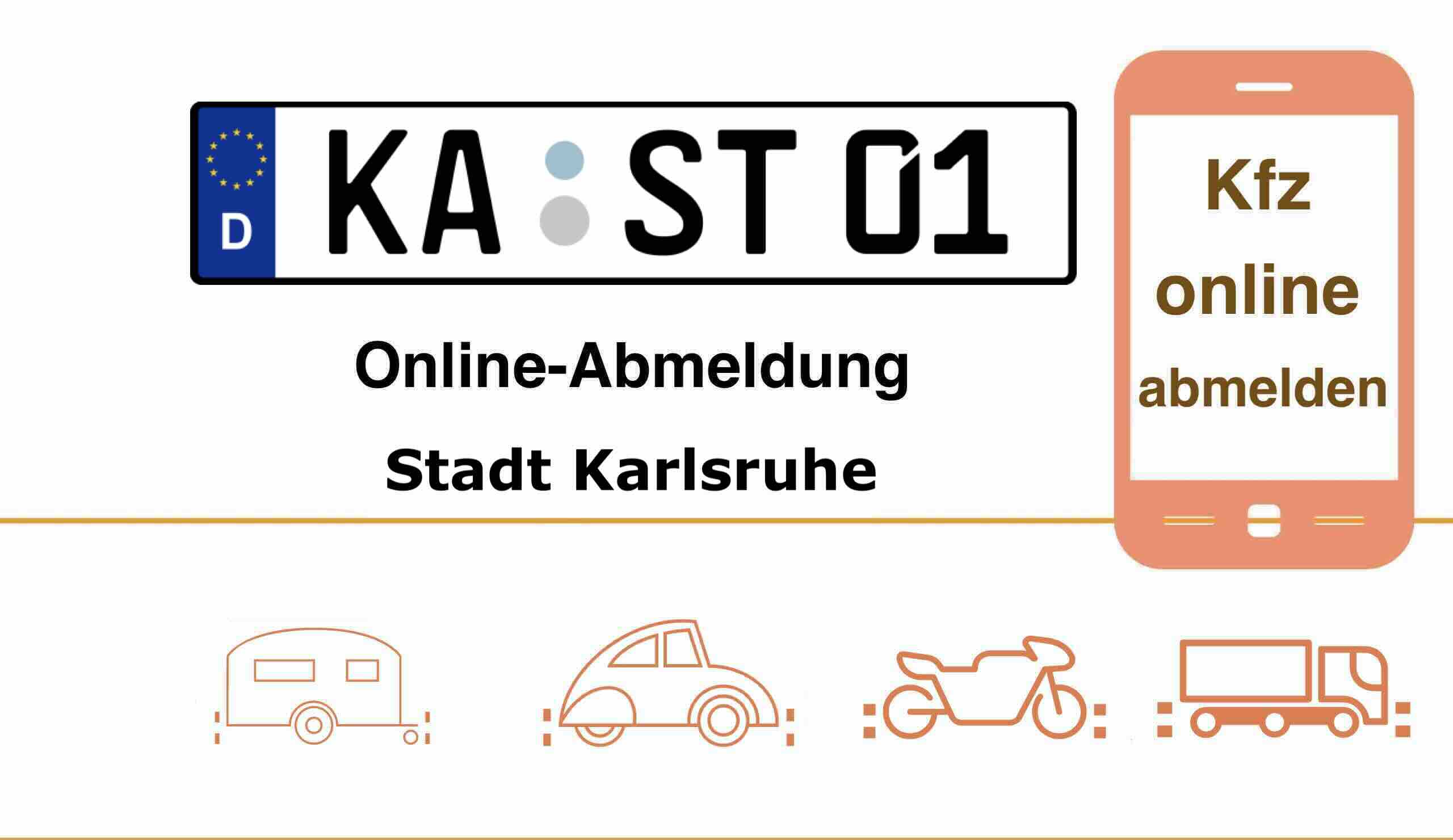 Internetbasierte Außerbetriebsetzung in Stadt Karlsruhe