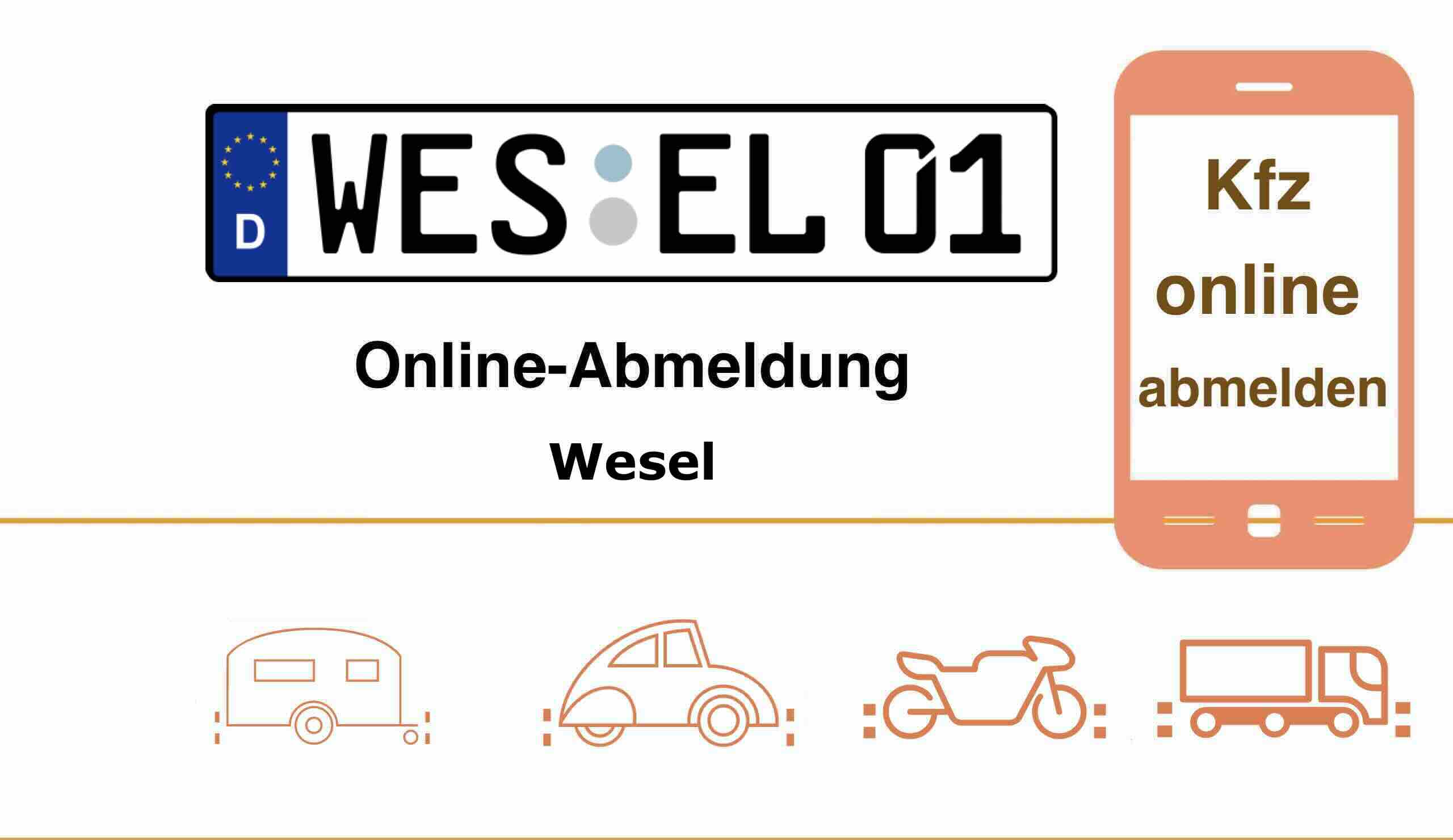 Internetbasierte Außerbetriebsetzung im Landkreis Wesel