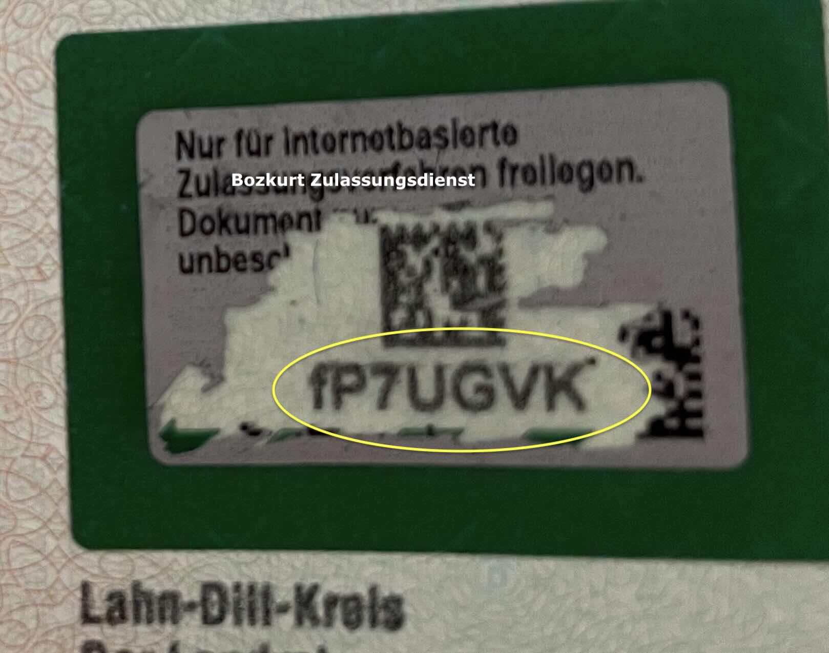 Erste Variante: Zum Freirubbeln aus dem Lahn-Dill-Kreis