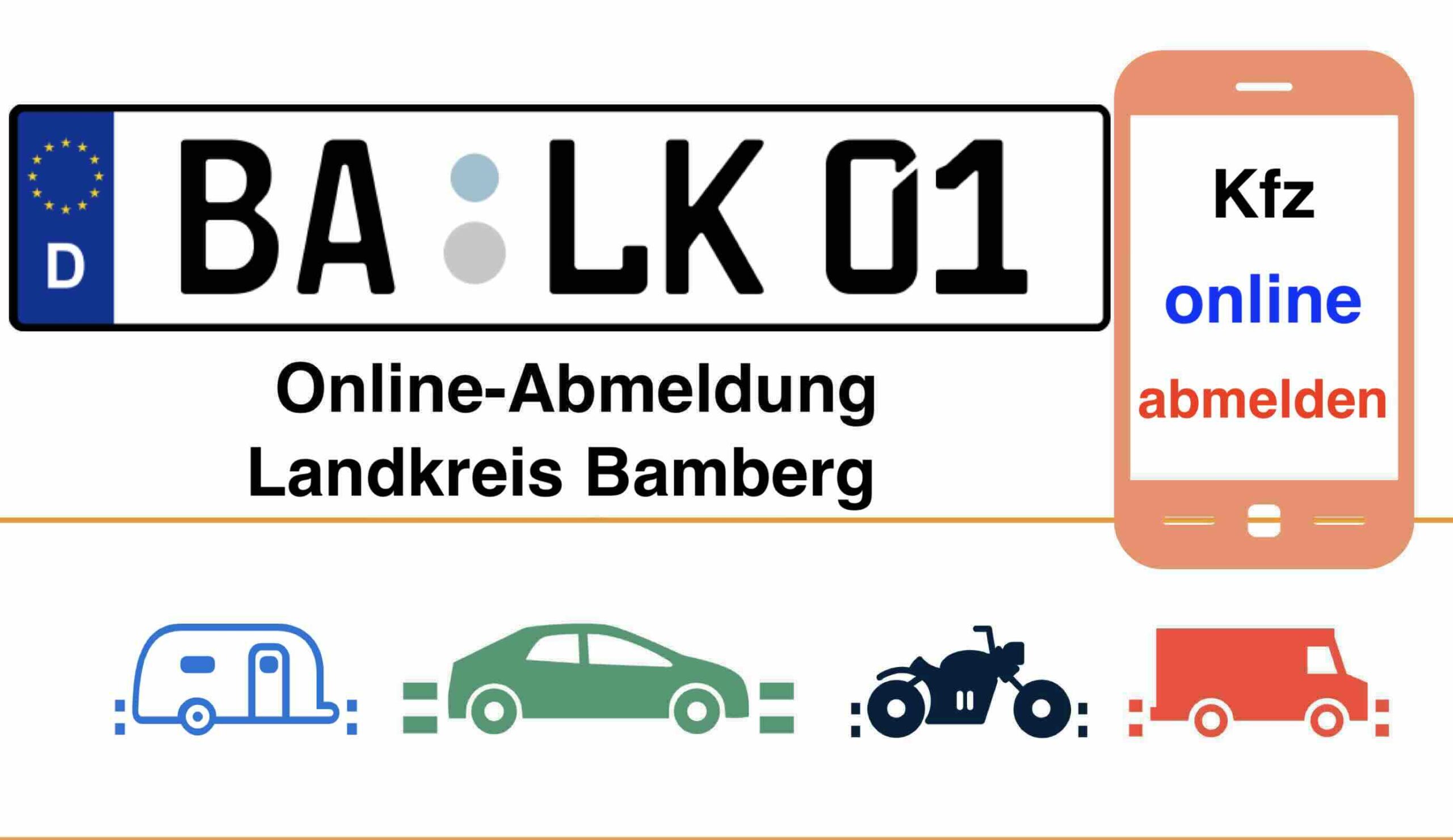 Kfz Online-Abmeldung im Landkreis Bamberg 
