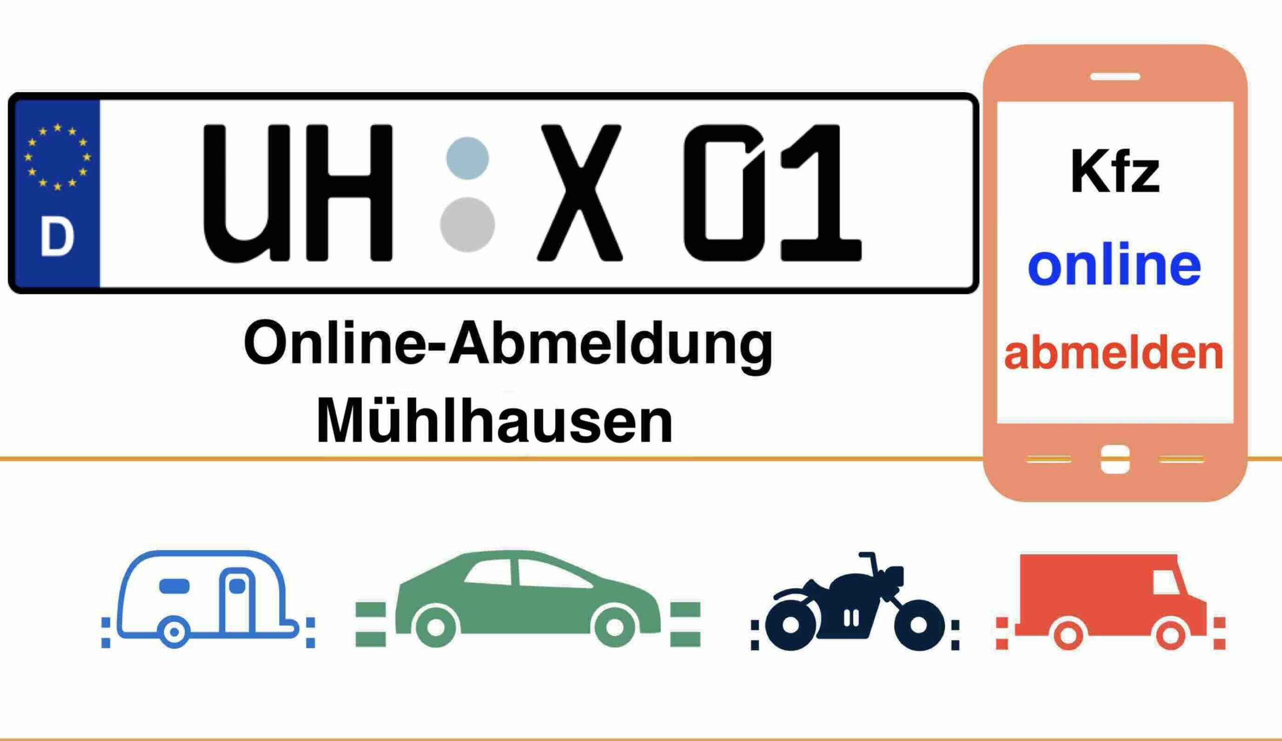 Online-Abmeldung in Mühlhausen 
