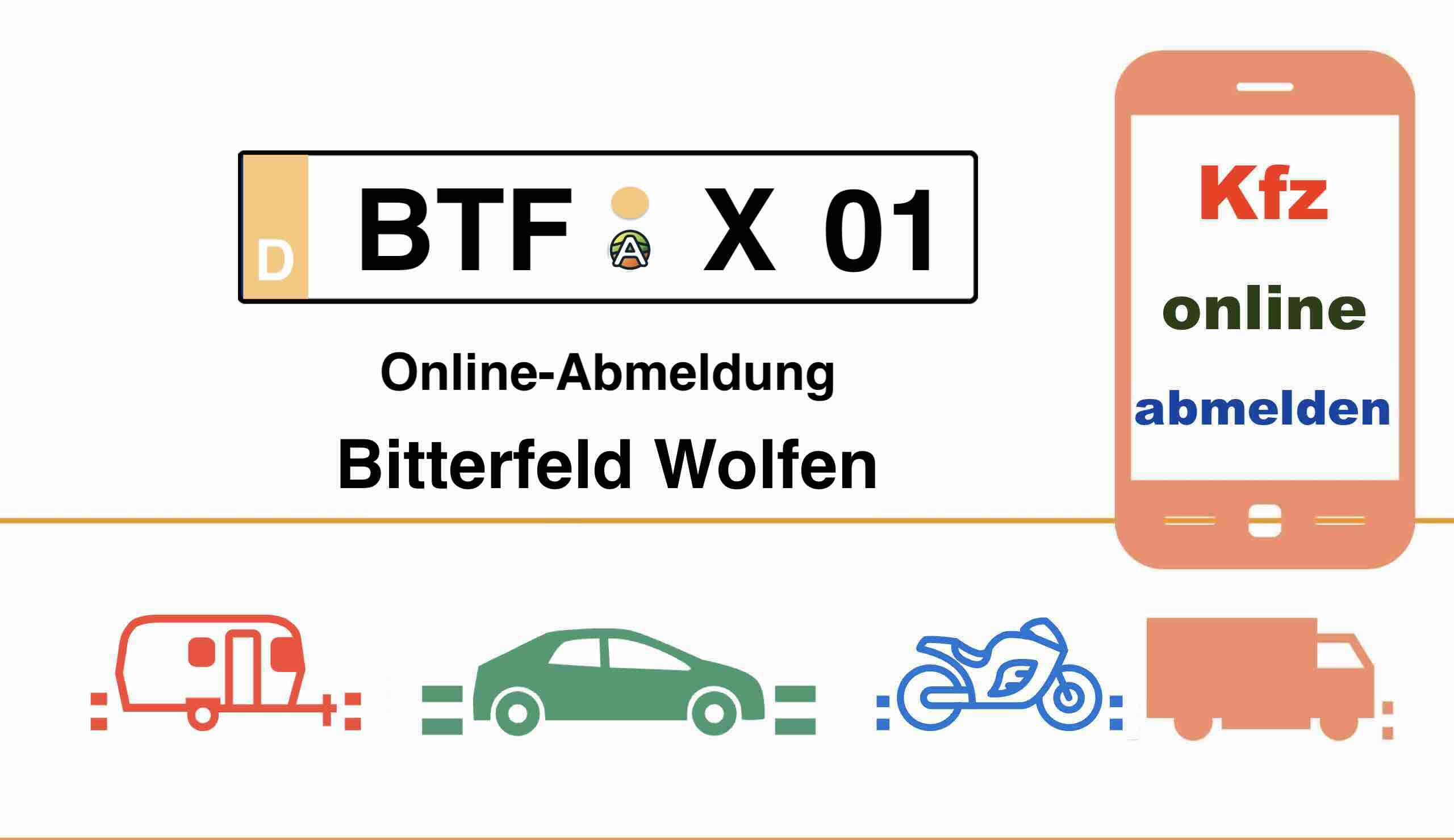 Online-Abmeldung in Bitterfeld Wolfen 