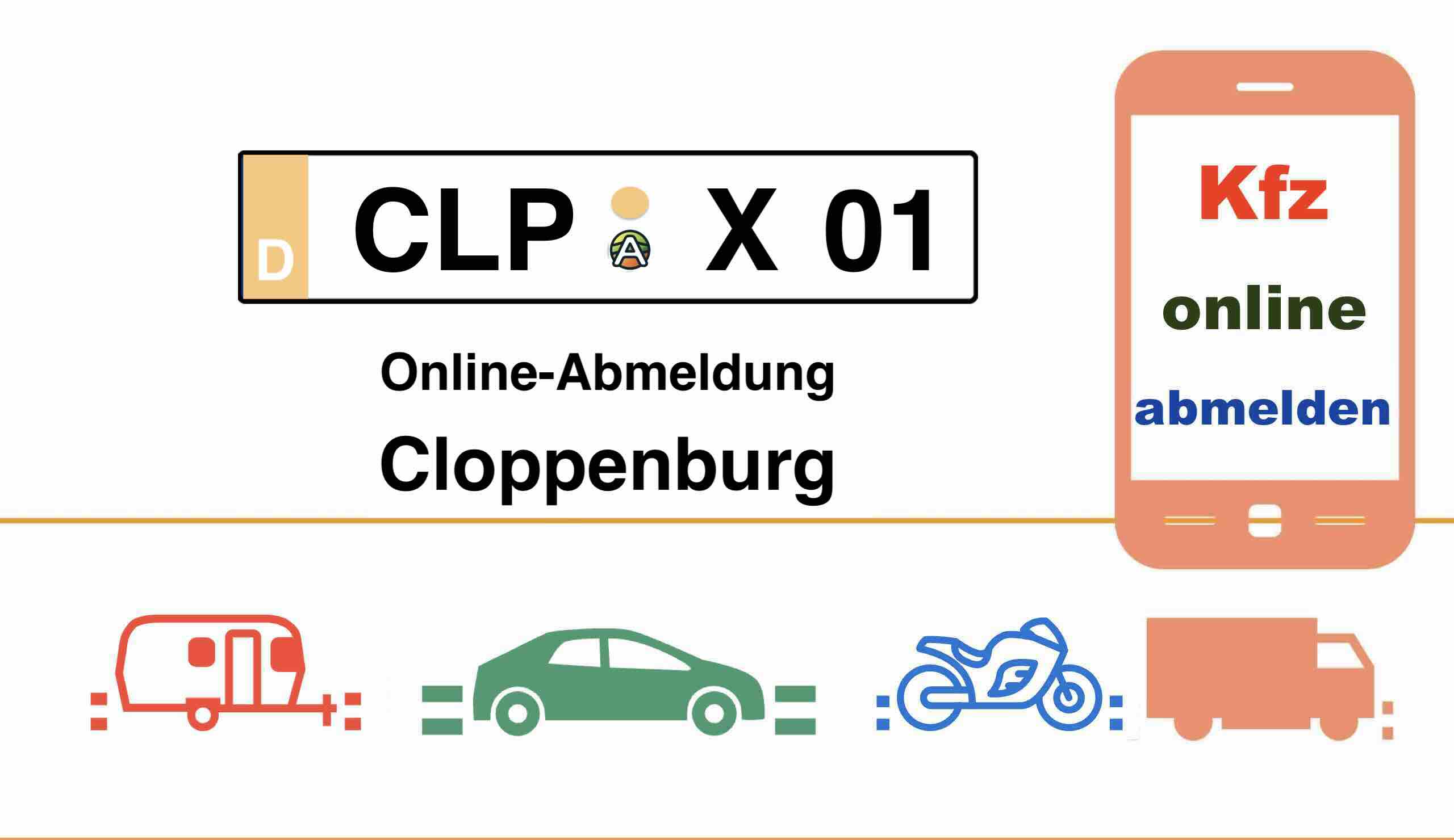 Online-Abmeldung in Cloppenburg 