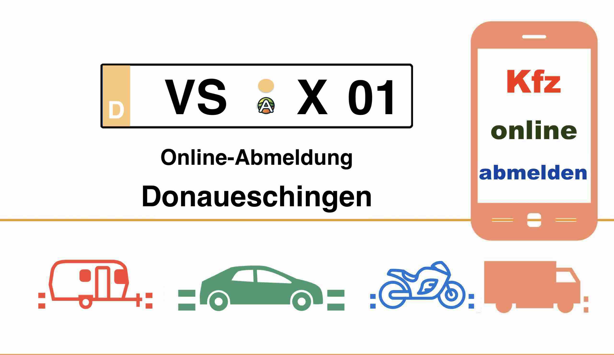 Online-Abmeldung in Donaueschingen 