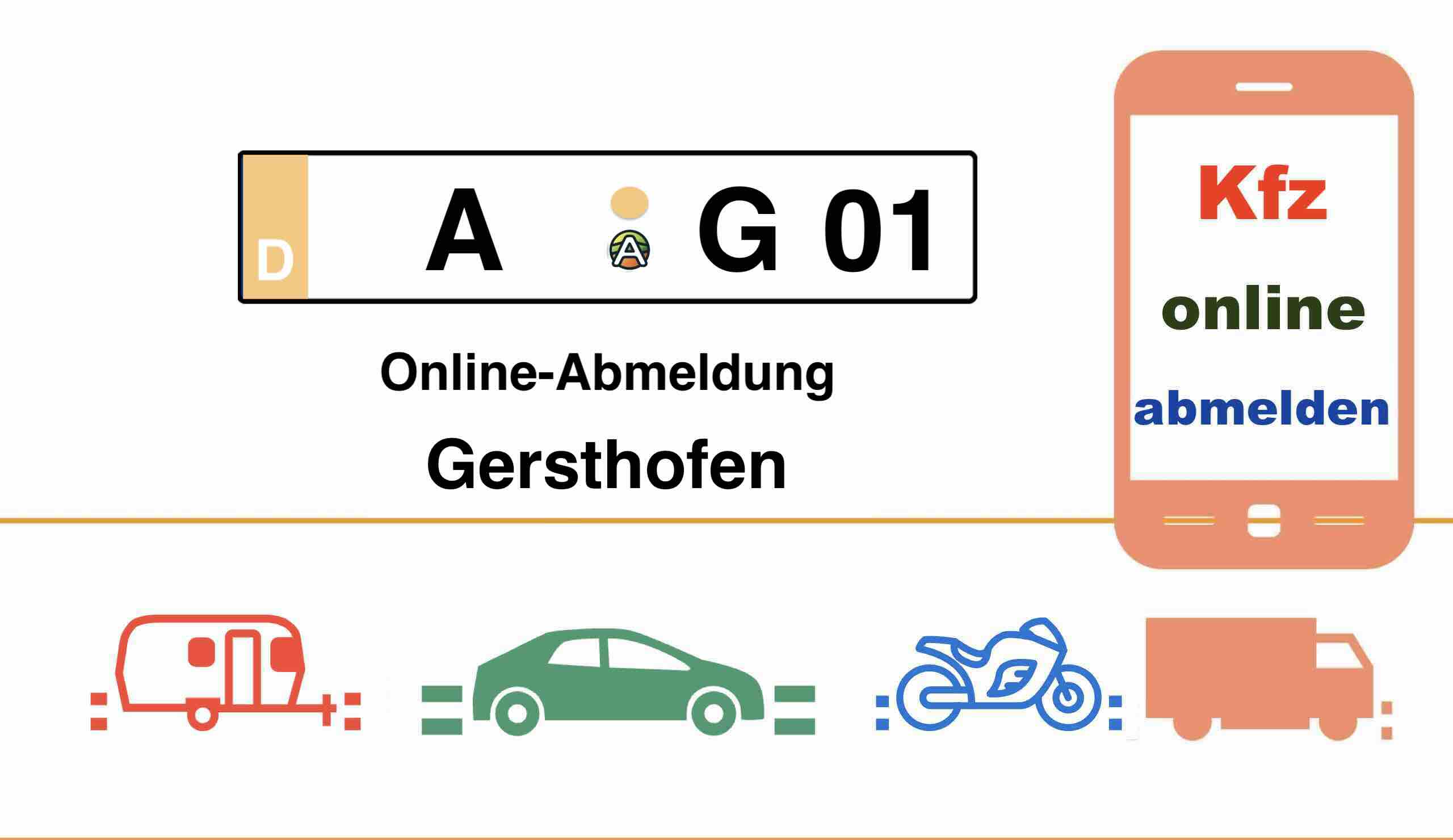 Online-Abmeldung in Gersthofen 