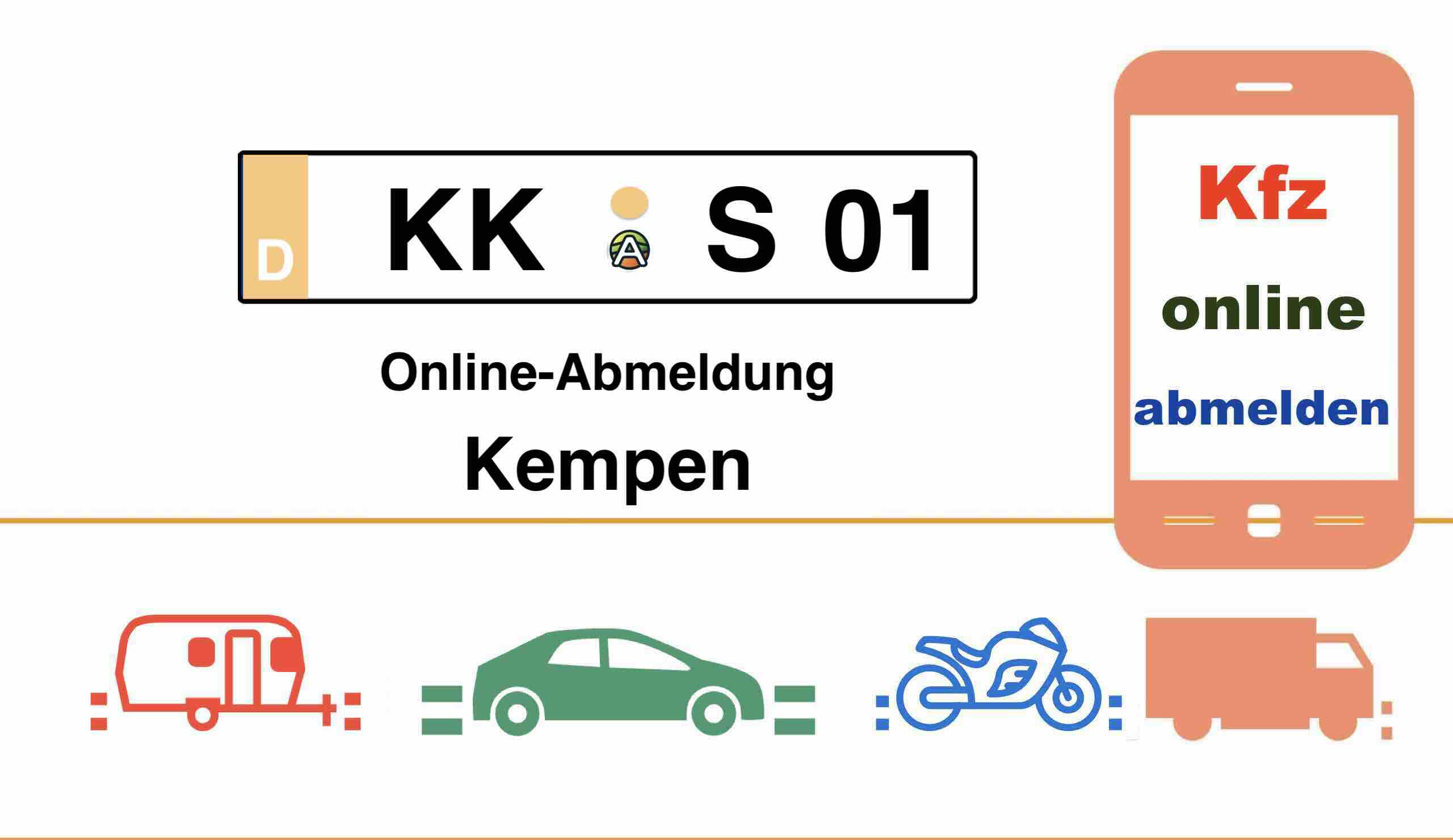 Online-Abmeldung in Kempen 