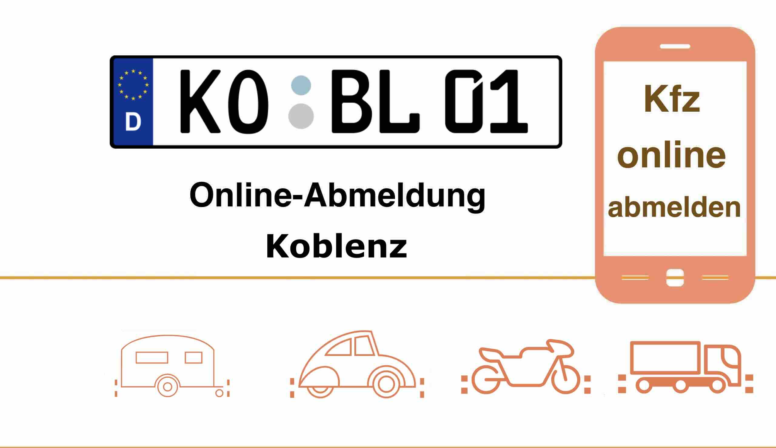 Online-Abmeldung in Koblenz 