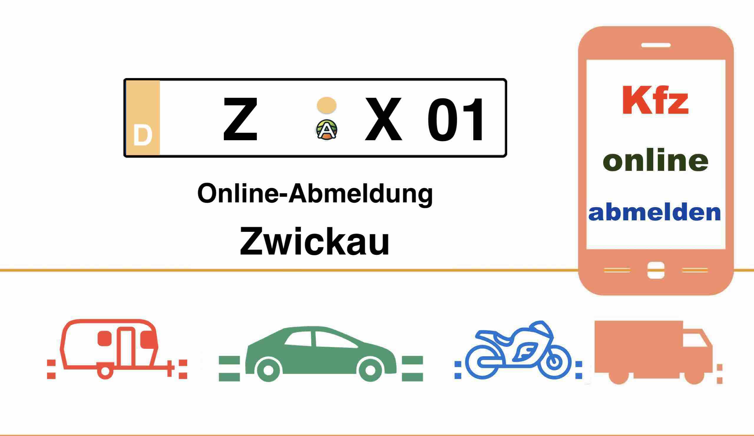 Online-Abmeldung in Zwickau 