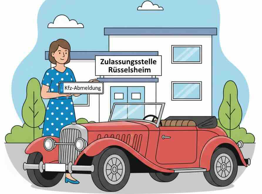 Kfz-Abmeldung in Rüsselsheim