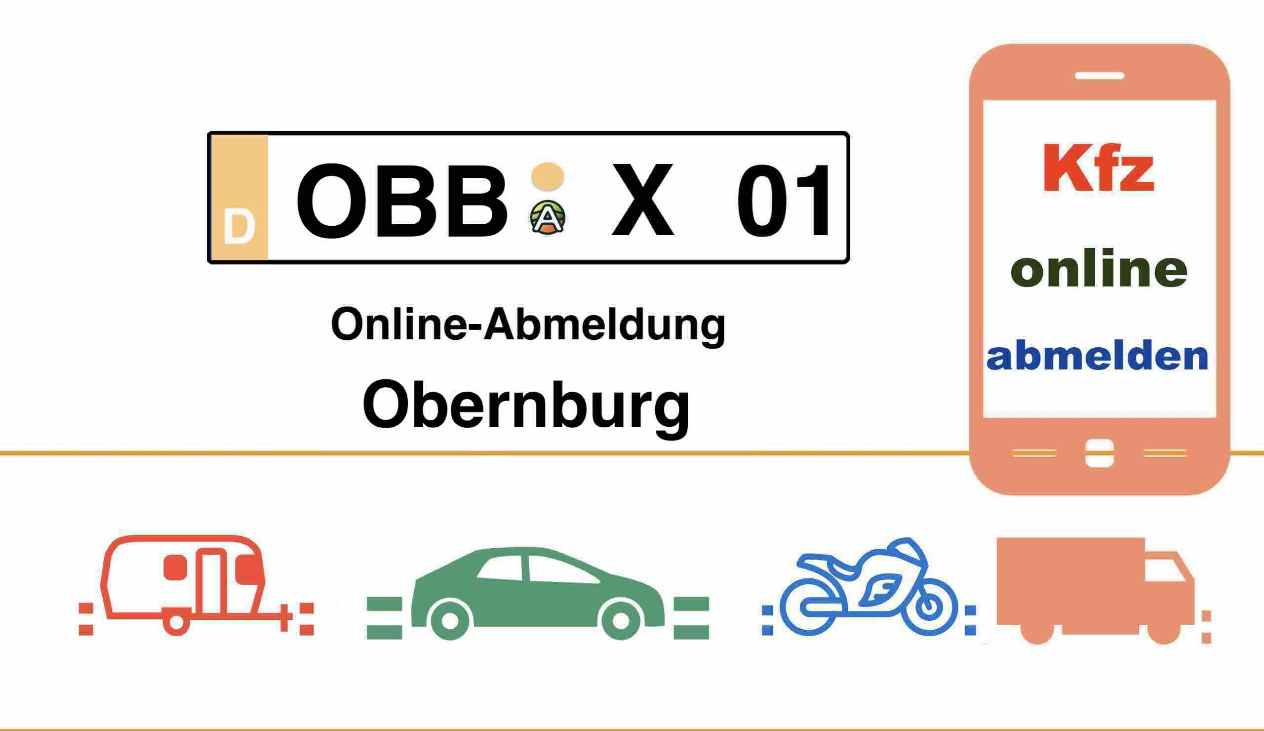 Kfz Online-Abmeldung in Obernburg für Autos Anhänger und Motorräder