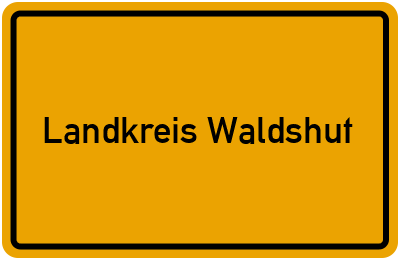 Städte und Gemeinden im Landkreis Waldshut, für die die online Abmeldung möglich ist