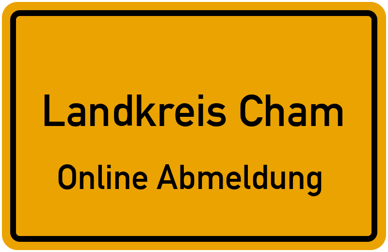 Online Abmeldung für Landkreis Cham