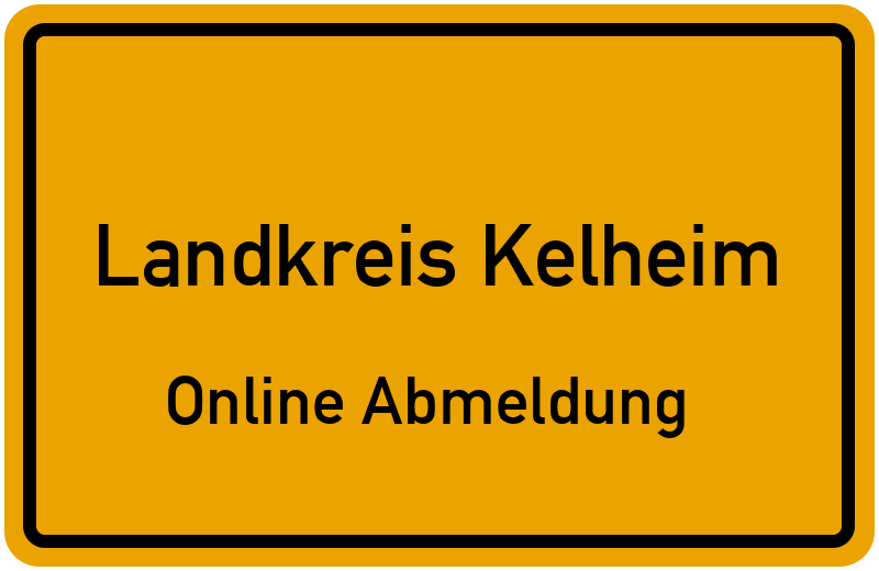 Online Abmeldung für Landkreis Kelheim